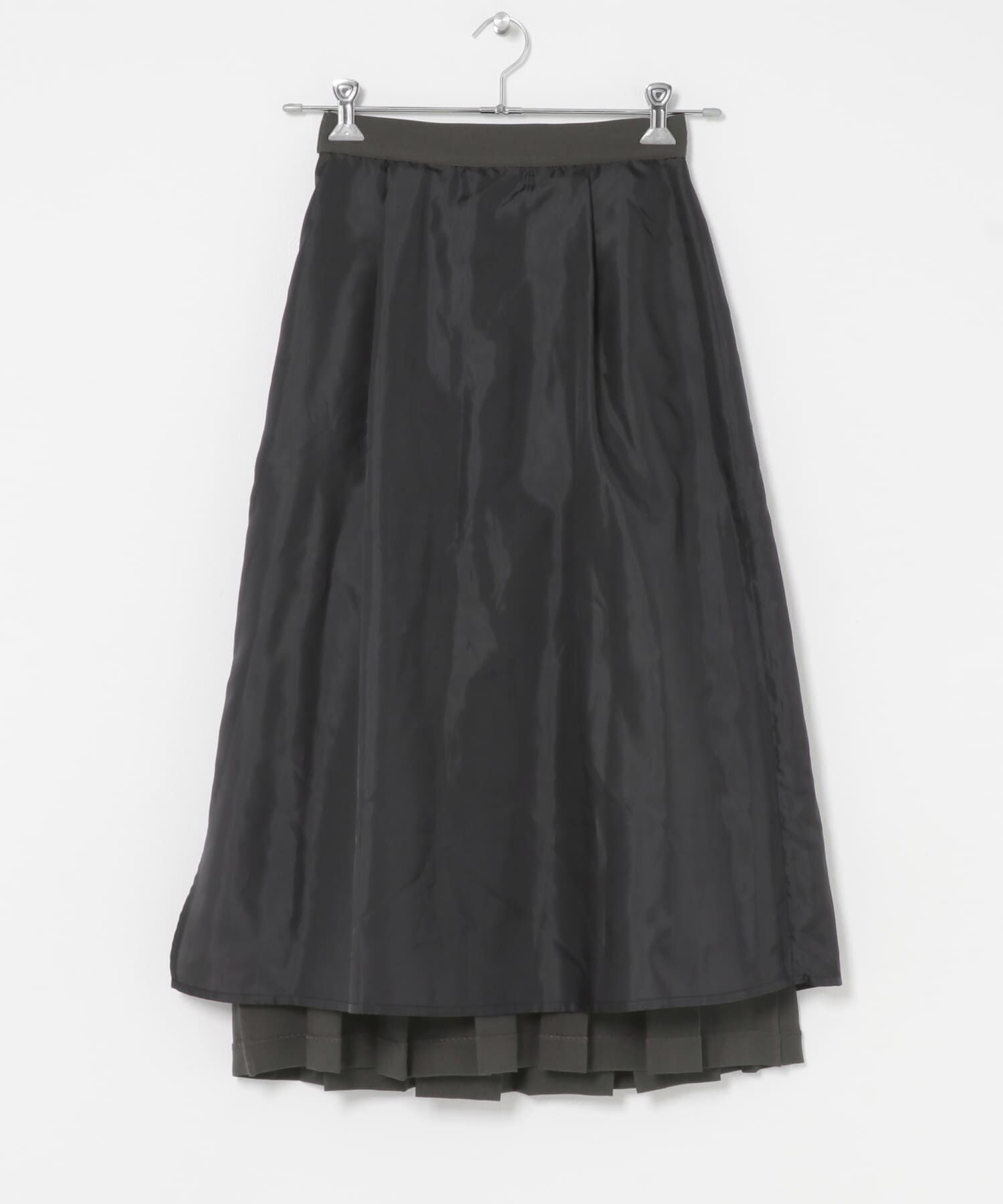 URBAN RESEARCH DOORS「『UR TECH』ワイドピッチプリーツスカート」|スカート|