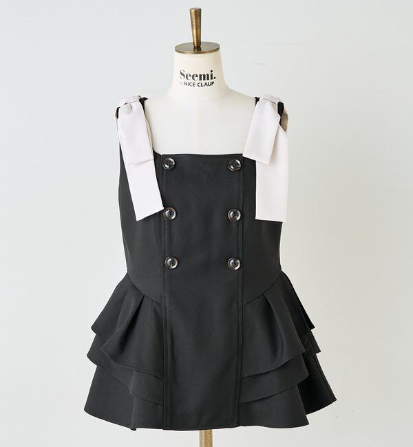 Seemi.by NICE CLAUP「【Seemi.by NICE CLAUP】トレンチ風ビスチェ(セットアップ可能)」|シャツ・ブラウス|