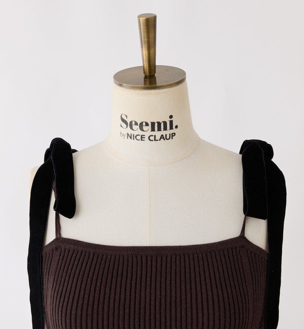 Seemi.by NICE CLAUP「【Seemi.by NICE CLAUP】トレンチ風ビスチェ(セットアップ可能)」|シャツ・ブラウス|