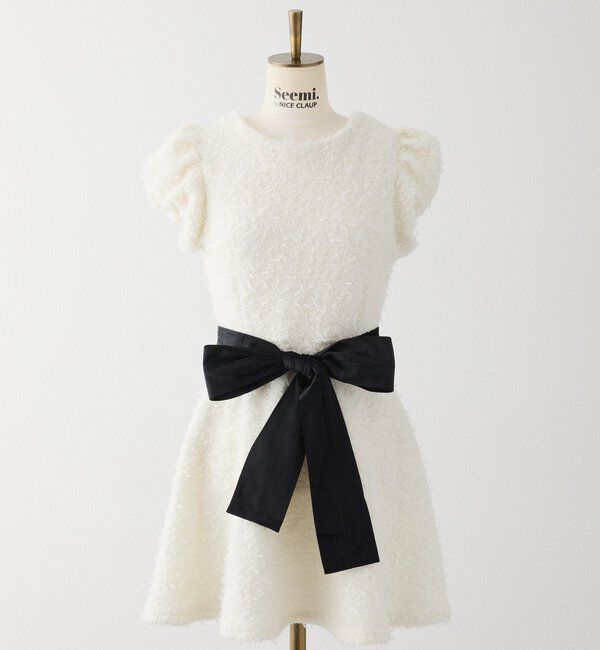 Seemi.by NICE CLAUP「【Seemi.by NICE CLAUP】リボンミニワンピース」|ワンピース|