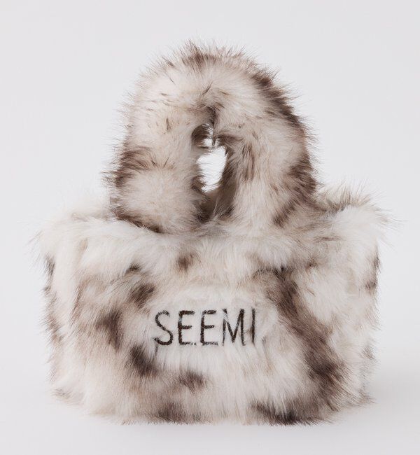 Seemi.by NICE CLAUP「【Seemi.by NICE CLAUP】フェイクファーバッグ」|トートバッグ|