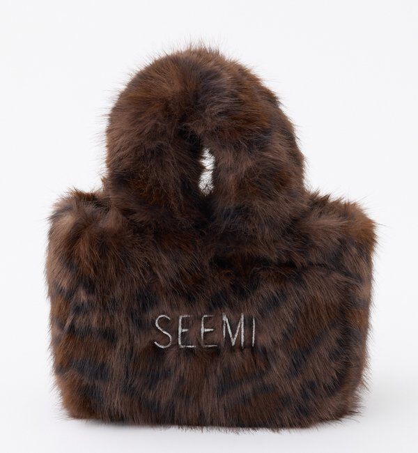 Seemi.by NICE CLAUP「【Seemi.by NICE CLAUP】フェイクファーバッグ」|トートバッグ|