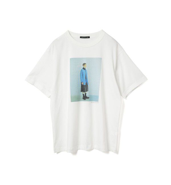 mizuiro ind「mizuiro ind フォトプリントＴ」|Tシャツ・カットソー|オフホワイトB