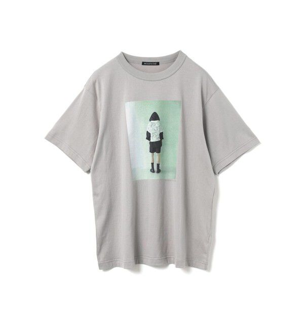 mizuiro ind「mizuiro ind フォトプリントＴ」|Tシャツ・カットソー|グレーA
