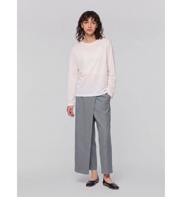 mizuiro ind「mizuiro ind ラップライクパンツ」|その他|グレー