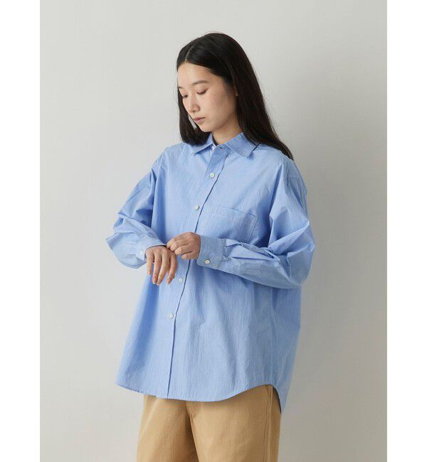 MidiUmi「MidiUmi ワイドワークシャツ」|シャツ・ブラウス|