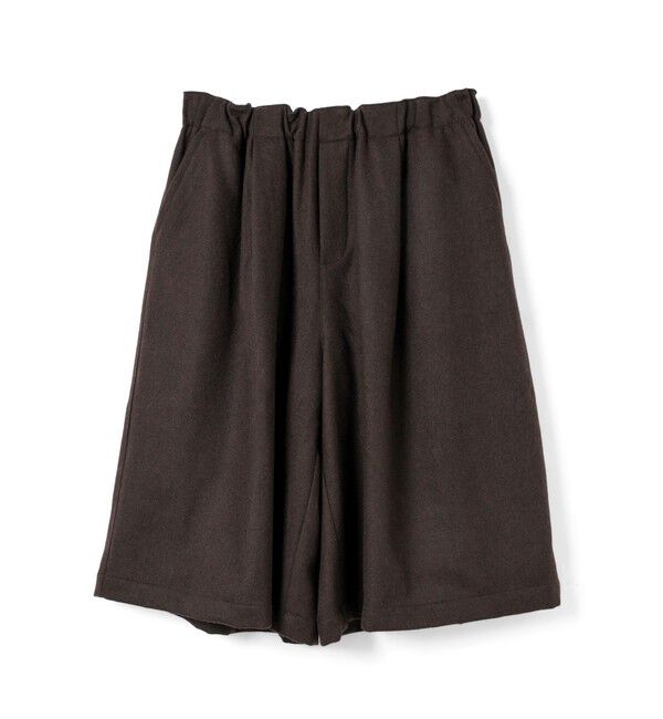 mizuiro ind「mizuiro ind ウールワイドハーフパンツ」|その他|