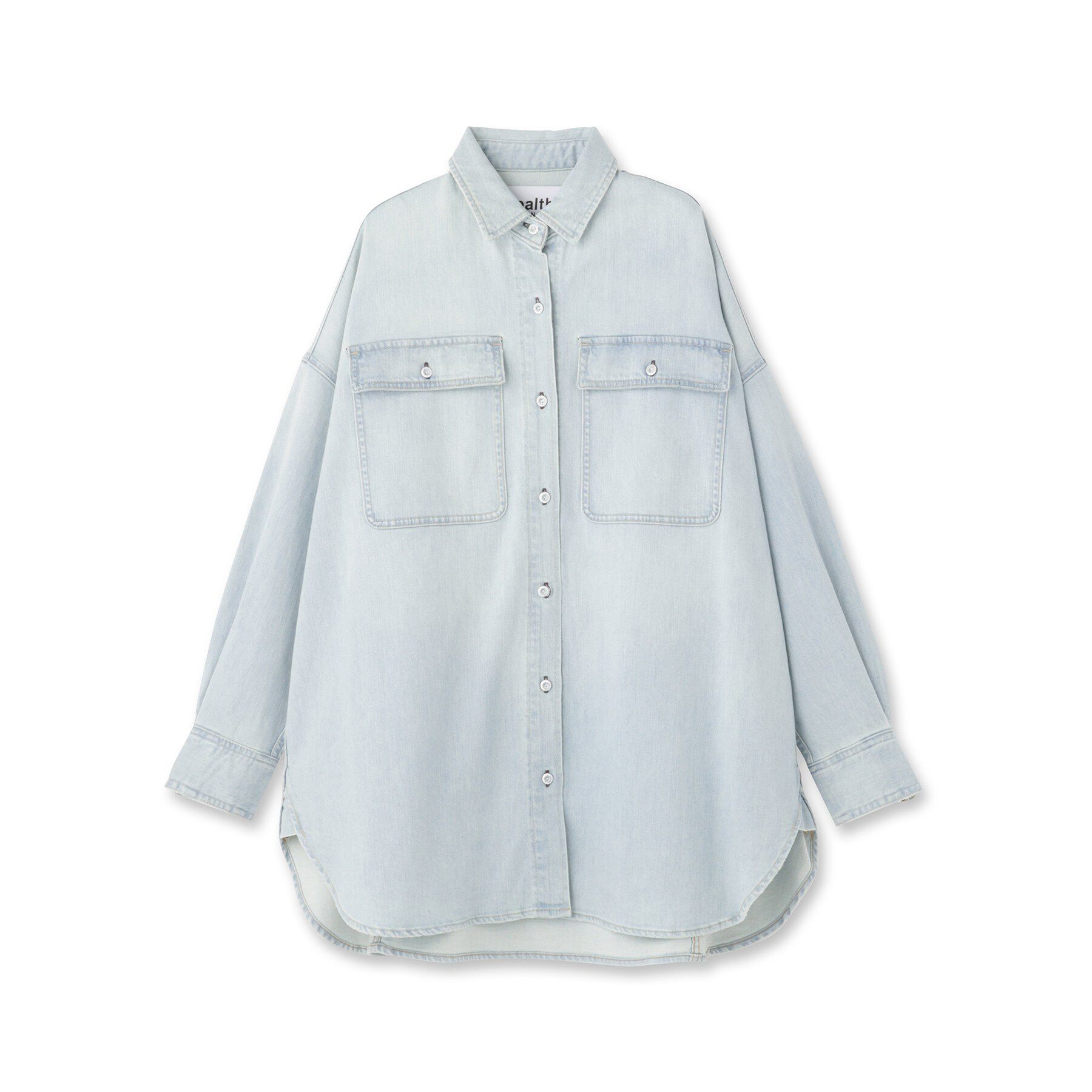 UNTITLED「【Healthy DENIM】Almond（アーモンド）ビッグシャツ」|シャツ・ブラウス|