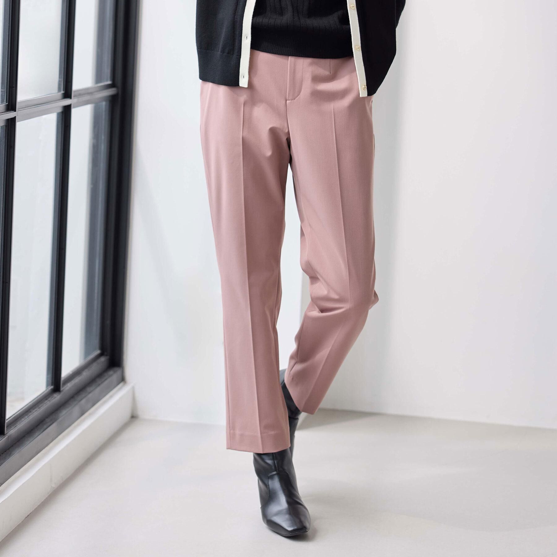 Reflect「【SS-4Lサイズ／私のパンツ】ストレートシルエット テーパードパンツ」|その他|