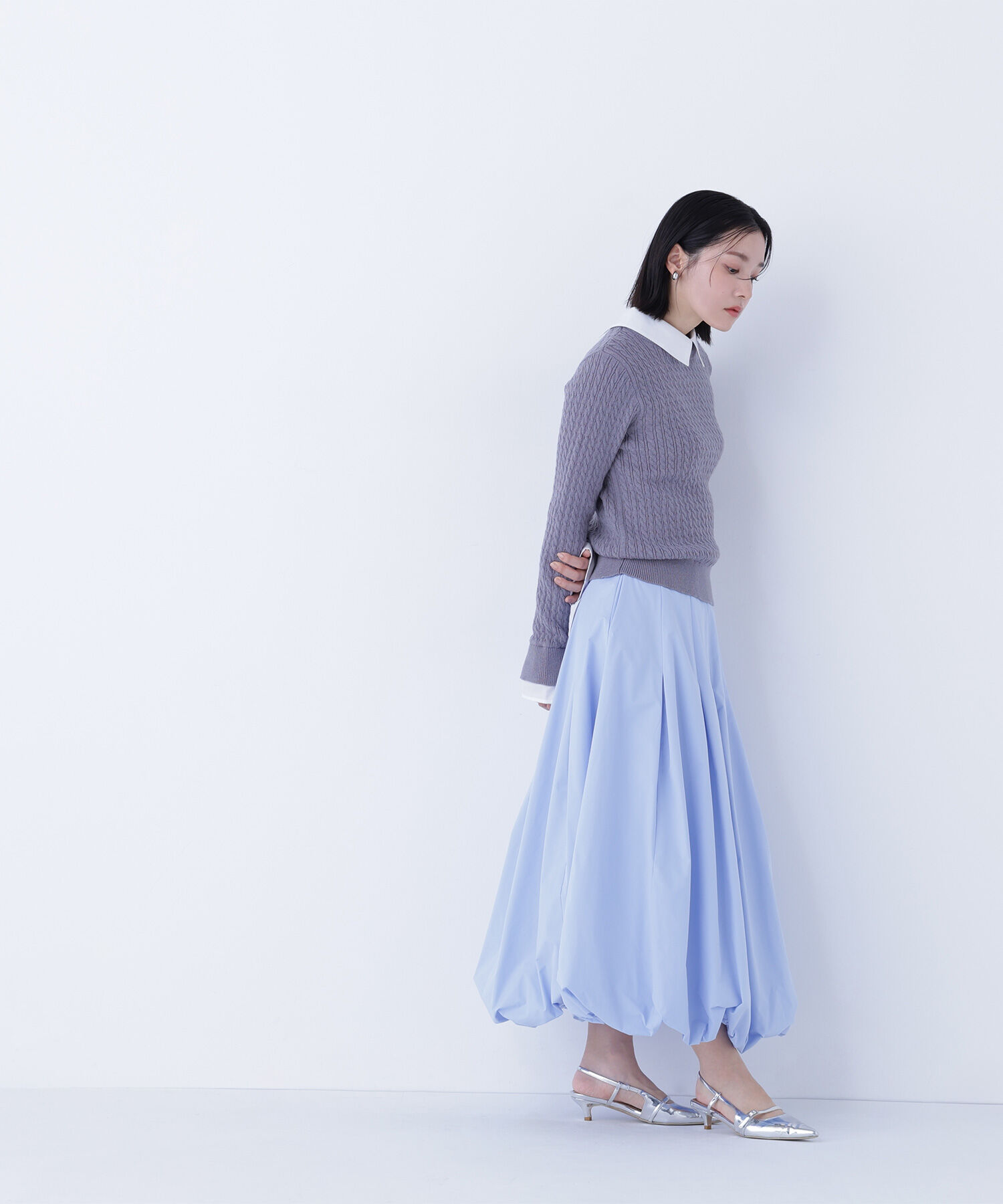  「タックバルーンスカート」|スカート|