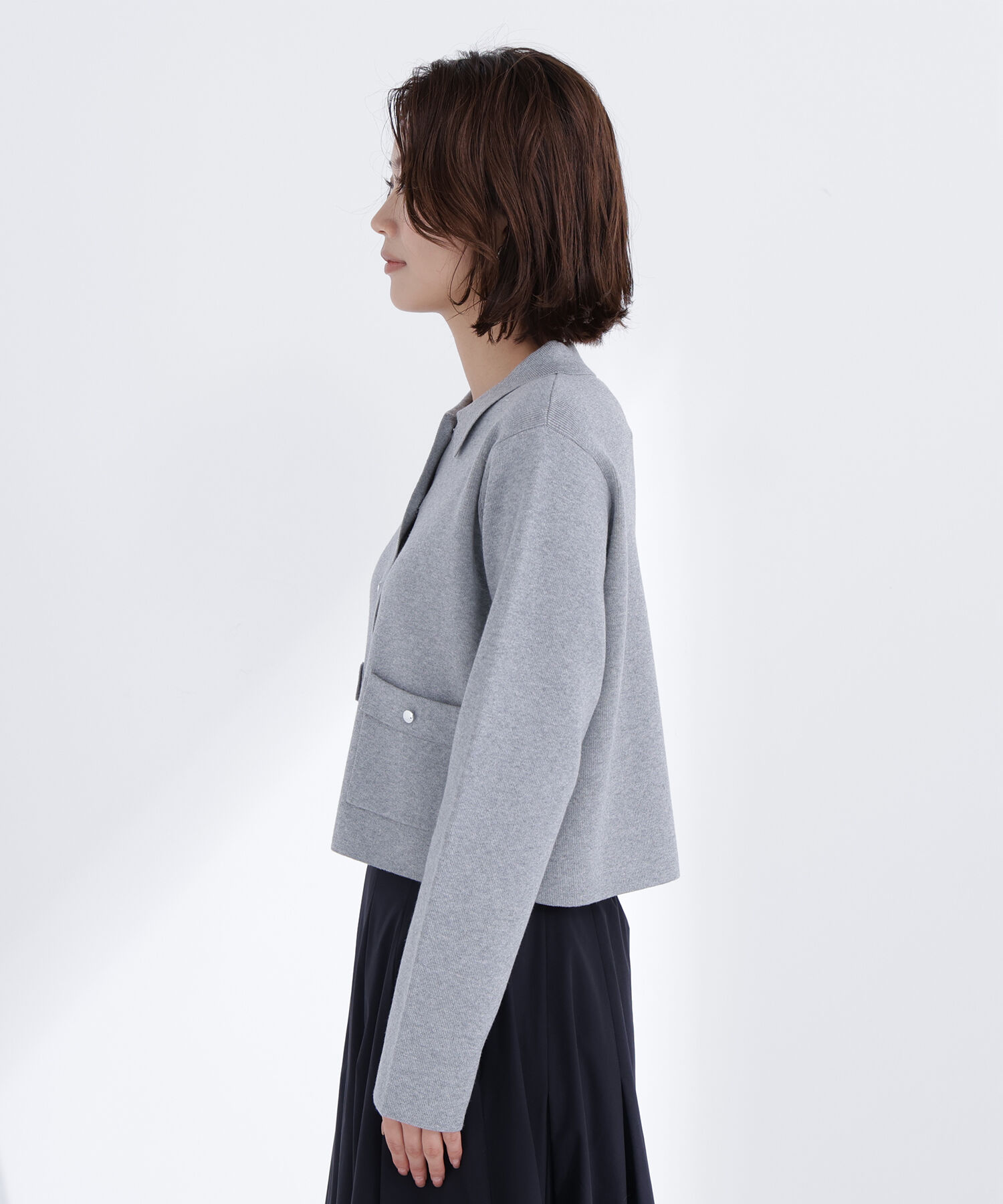  「〈ちょうど、いい服〉&ldquo;きちんと見え上手&rdquo;な襟付きニット」|ニット・セーター|