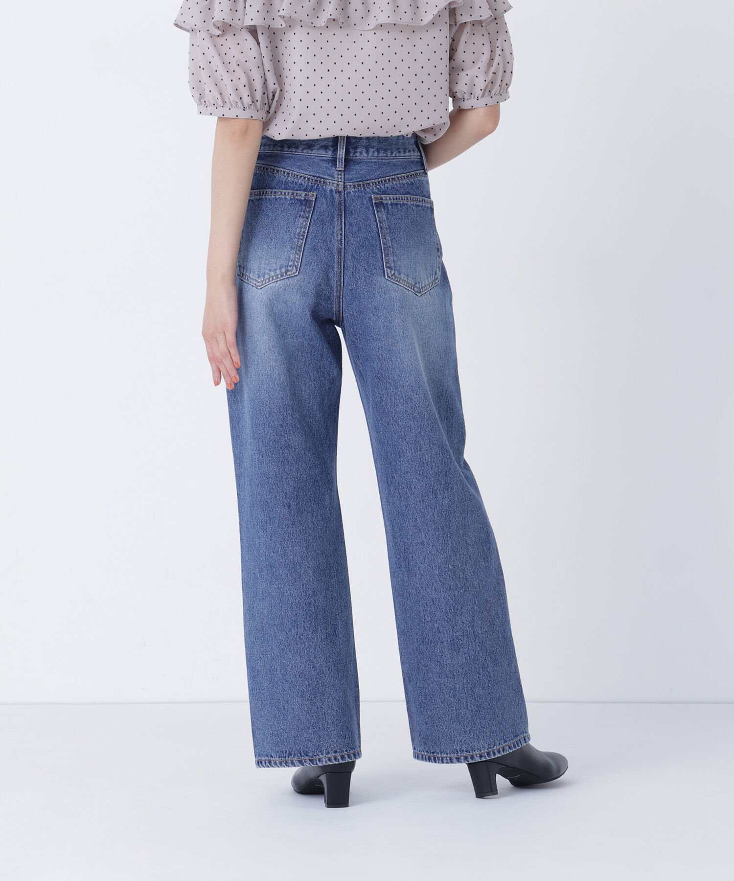  「＜Oggi.jp・CanCam.jp掲載＞ワイドストレートデニムパンツ」|その他|