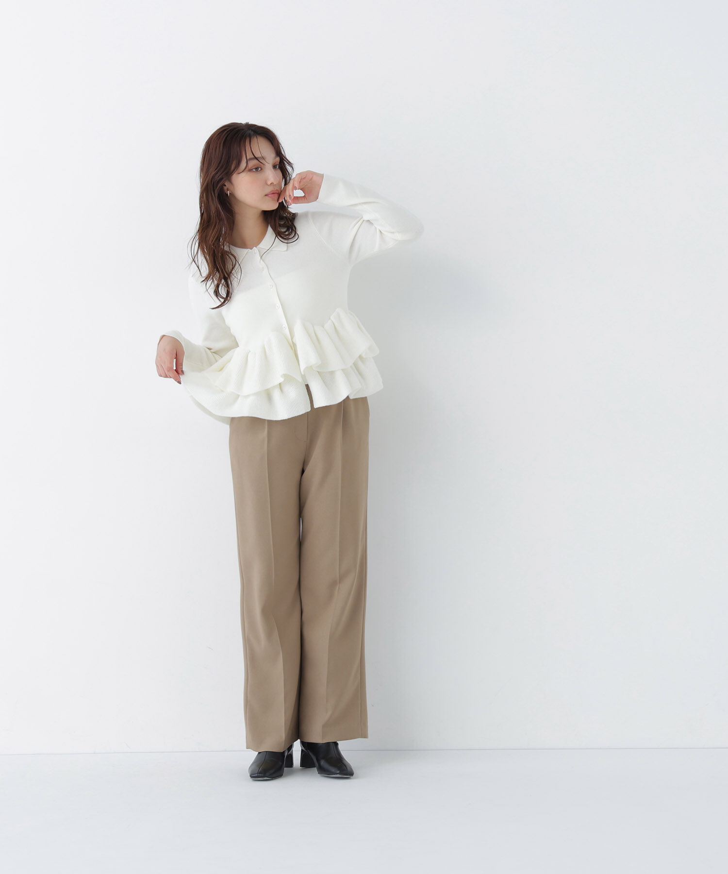  「ダブルブレスト SETUP ワイドパンツ」|その他|