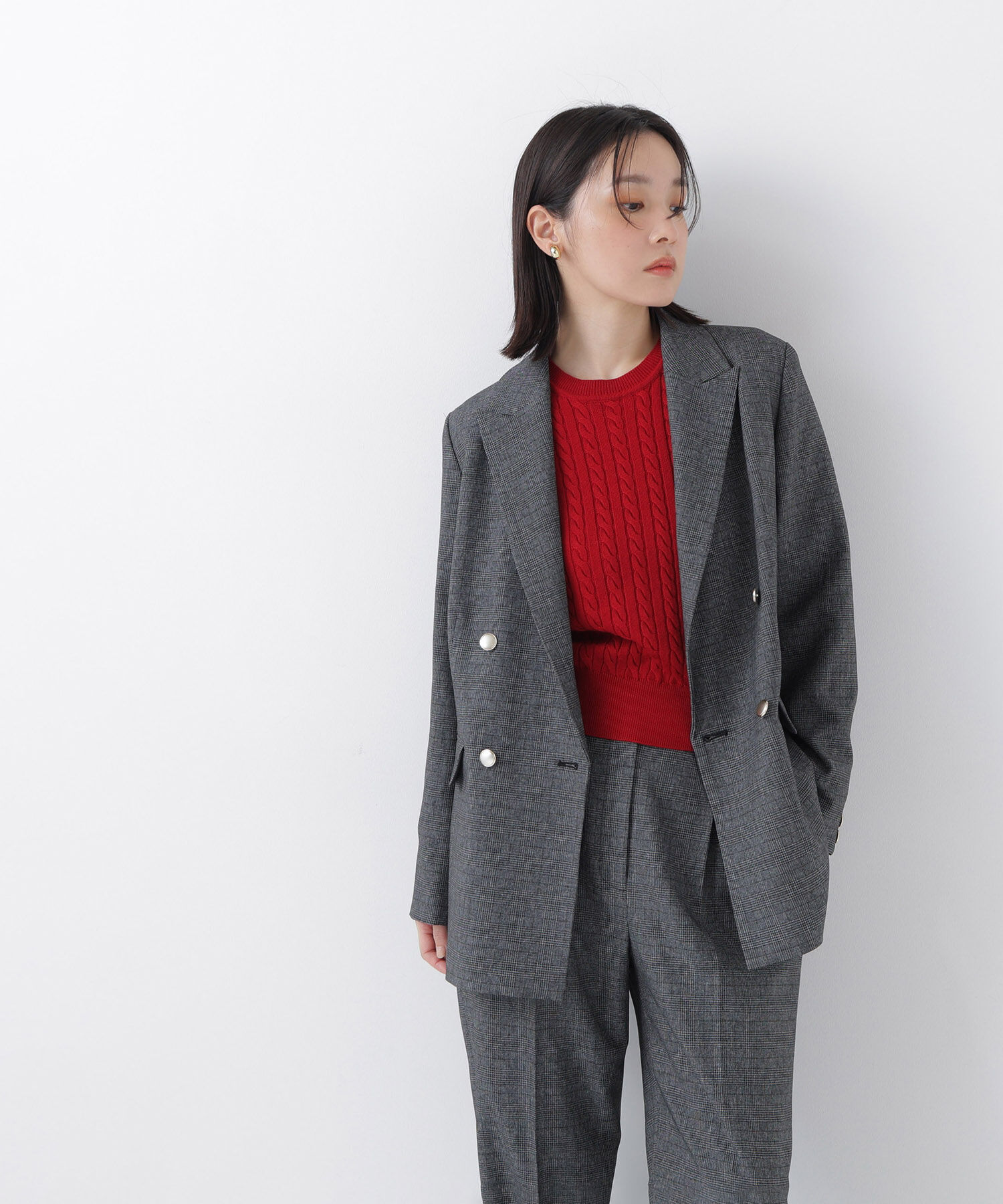  「ダブルブレスト SETUP ジャケット 26AW」|ブルゾン・スタジャン|