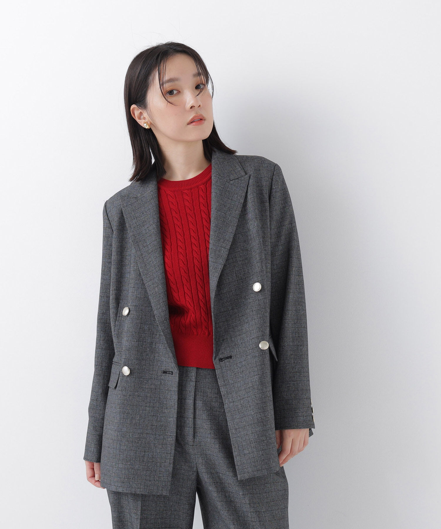 「ダブルブレスト SETUP ジャケット 26AW」|ブルゾン・スタジャン|