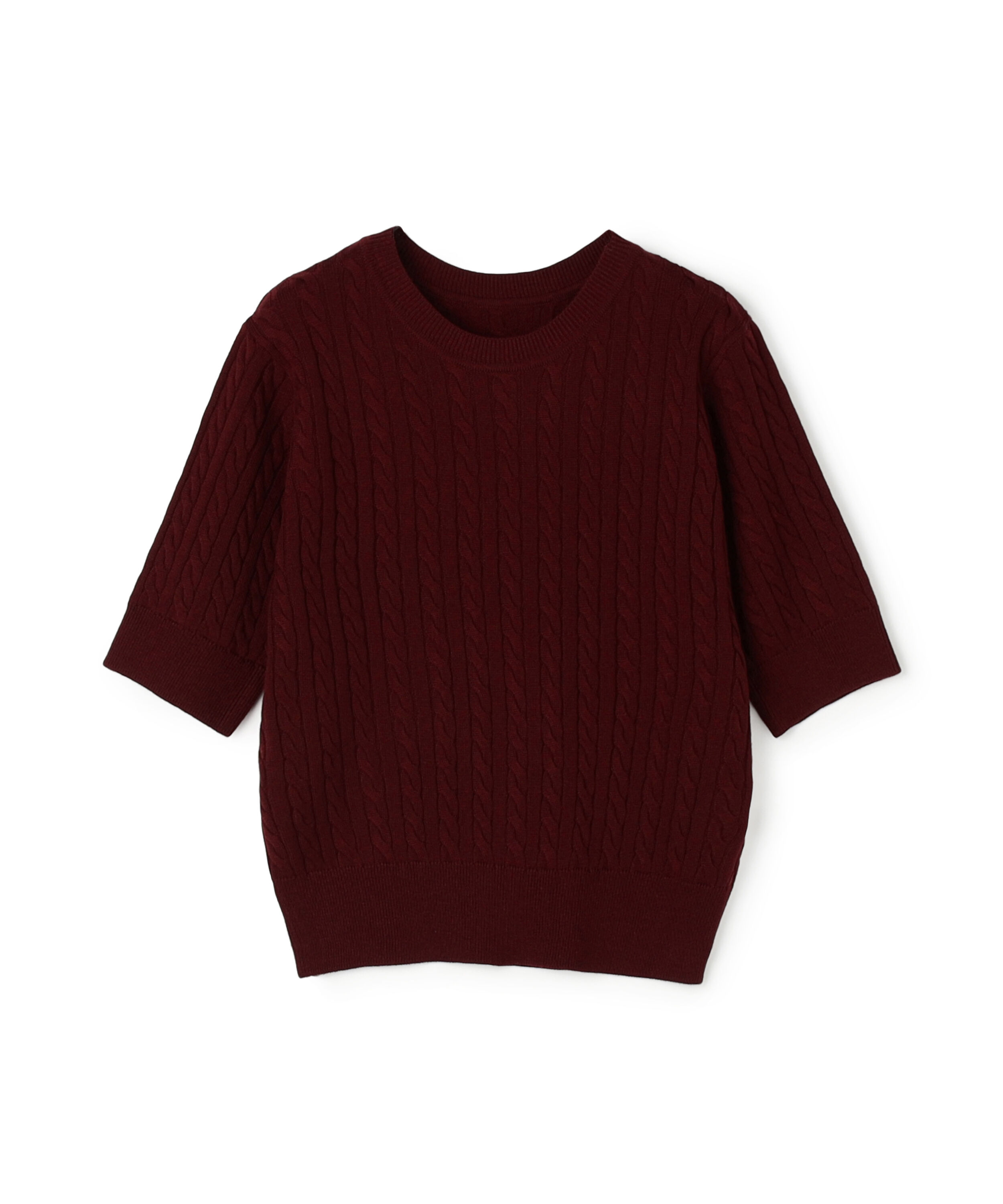  「＜一部店舗・mix.tokyo 限定カラー：レッド＞ミニケーブルアンサンブル 26AW」|ニット・セーター|