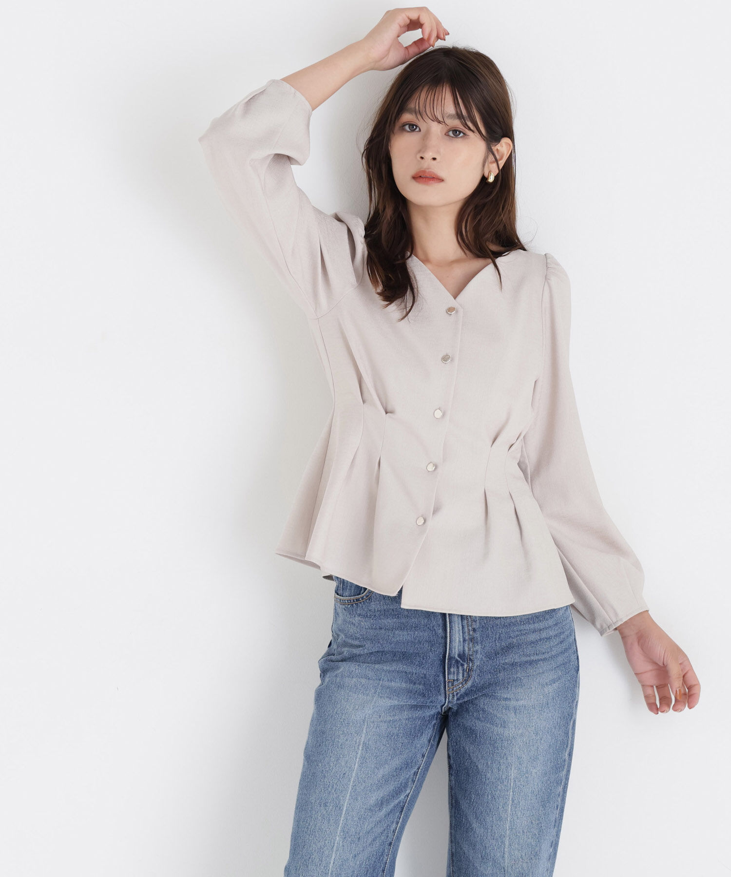  「＜ちょうど、いい服＞きゅっと、メリハリ仕掛けトップス 26AW」|シャツ・ブラウス|