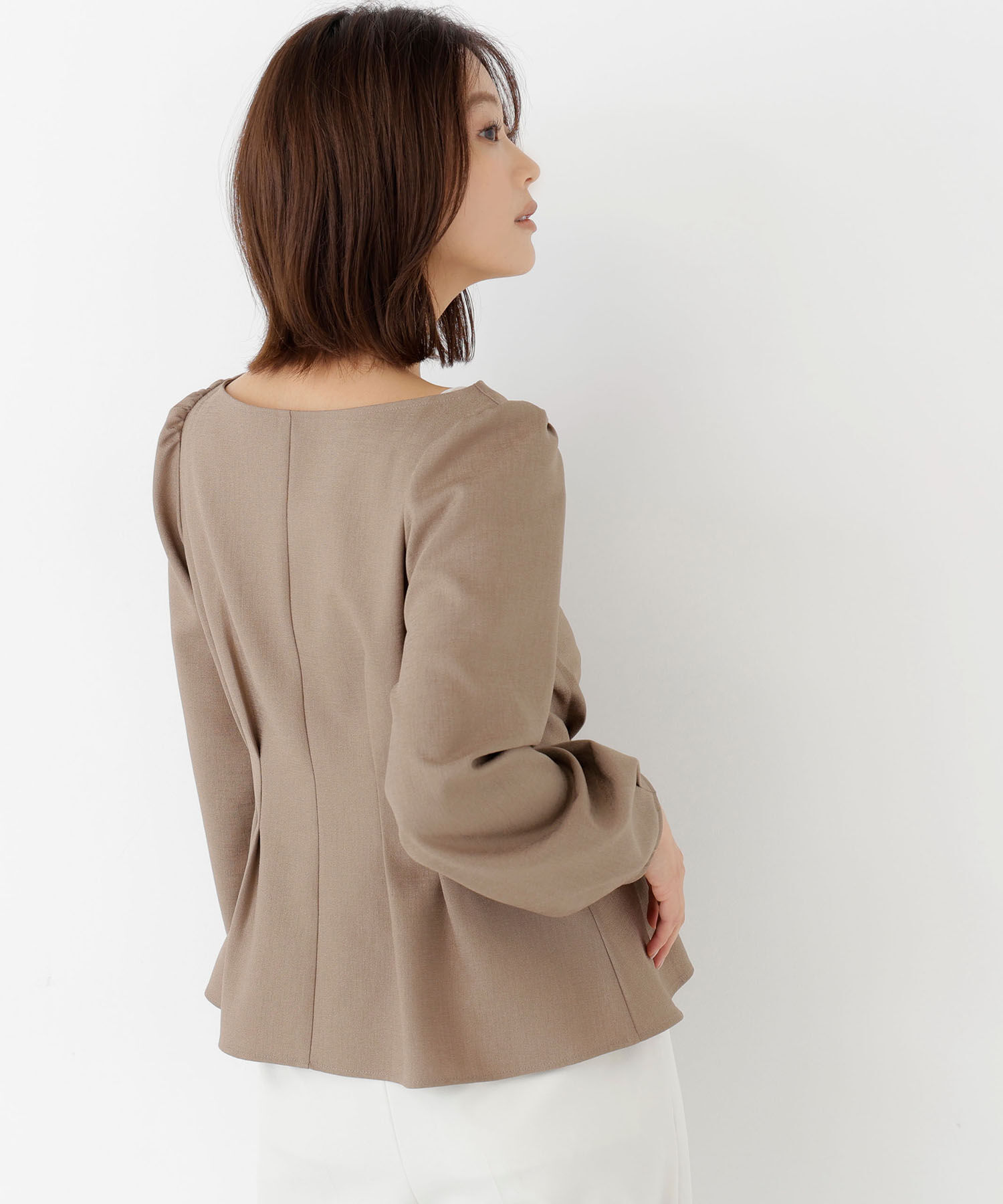  「＜ちょうど、いい服＞きゅっと、メリハリ仕掛けトップス 26AW」|シャツ・ブラウス|