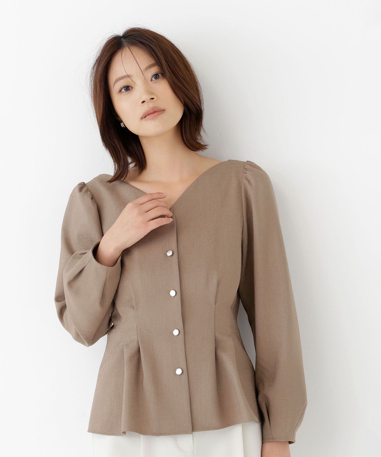  「＜ちょうど、いい服＞きゅっと、メリハリ仕掛けトップス 26AW」|シャツ・ブラウス|