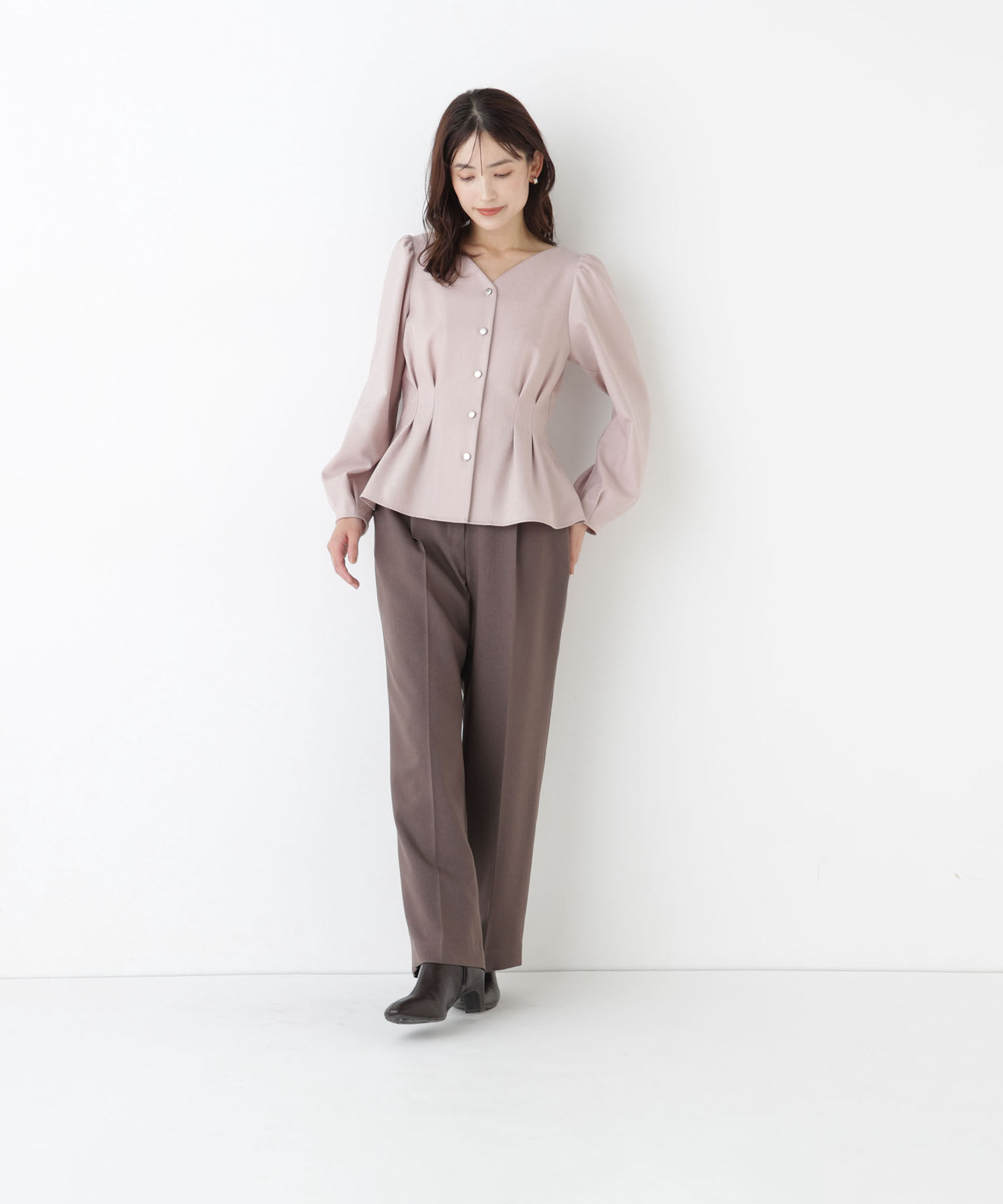  「＜ちょうど、いい服＞きゅっと、メリハリ仕掛けトップス 26AW」|シャツ・ブラウス|