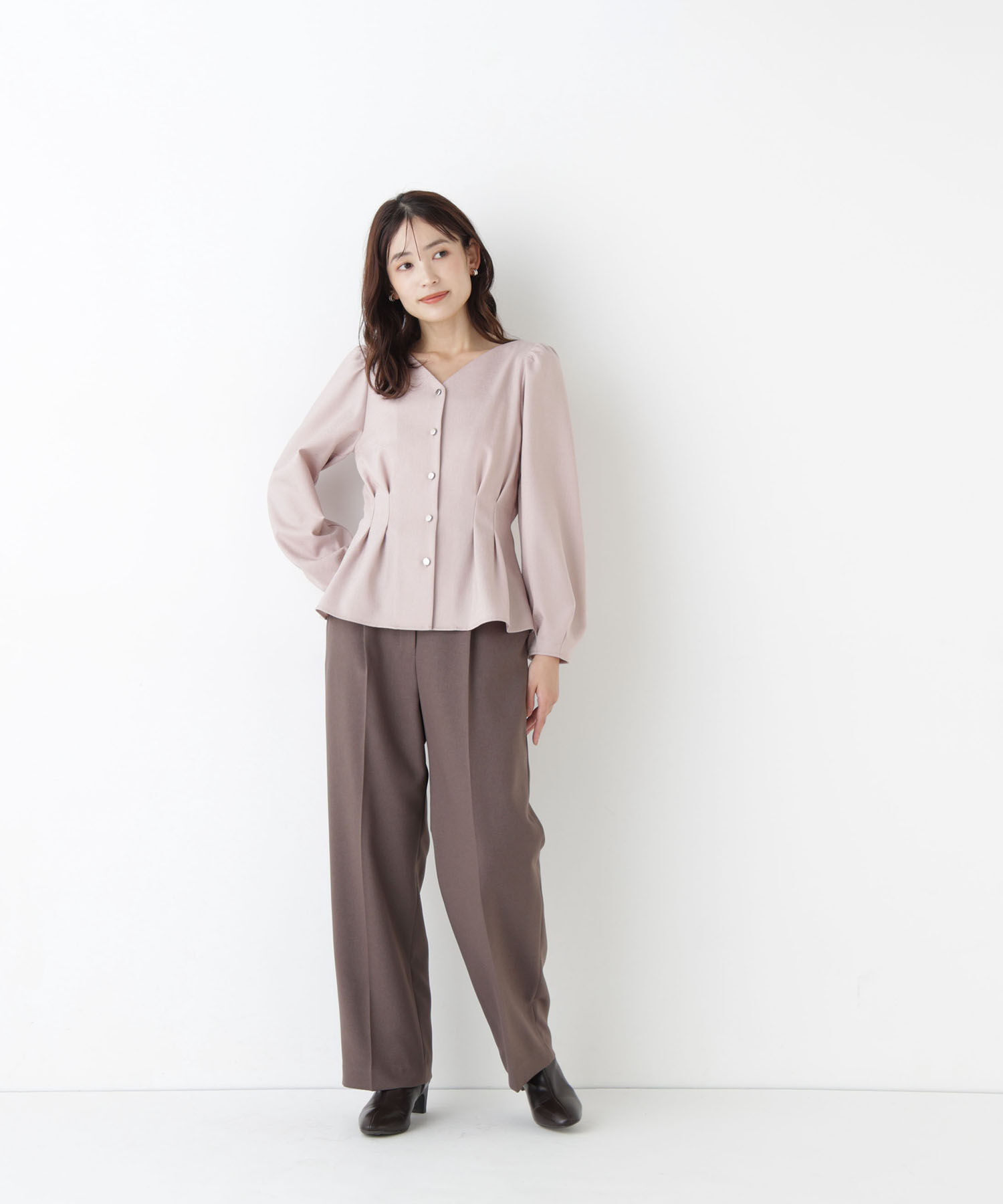  「＜ちょうど、いい服＞きゅっと、メリハリ仕掛けトップス 26AW」|シャツ・ブラウス|