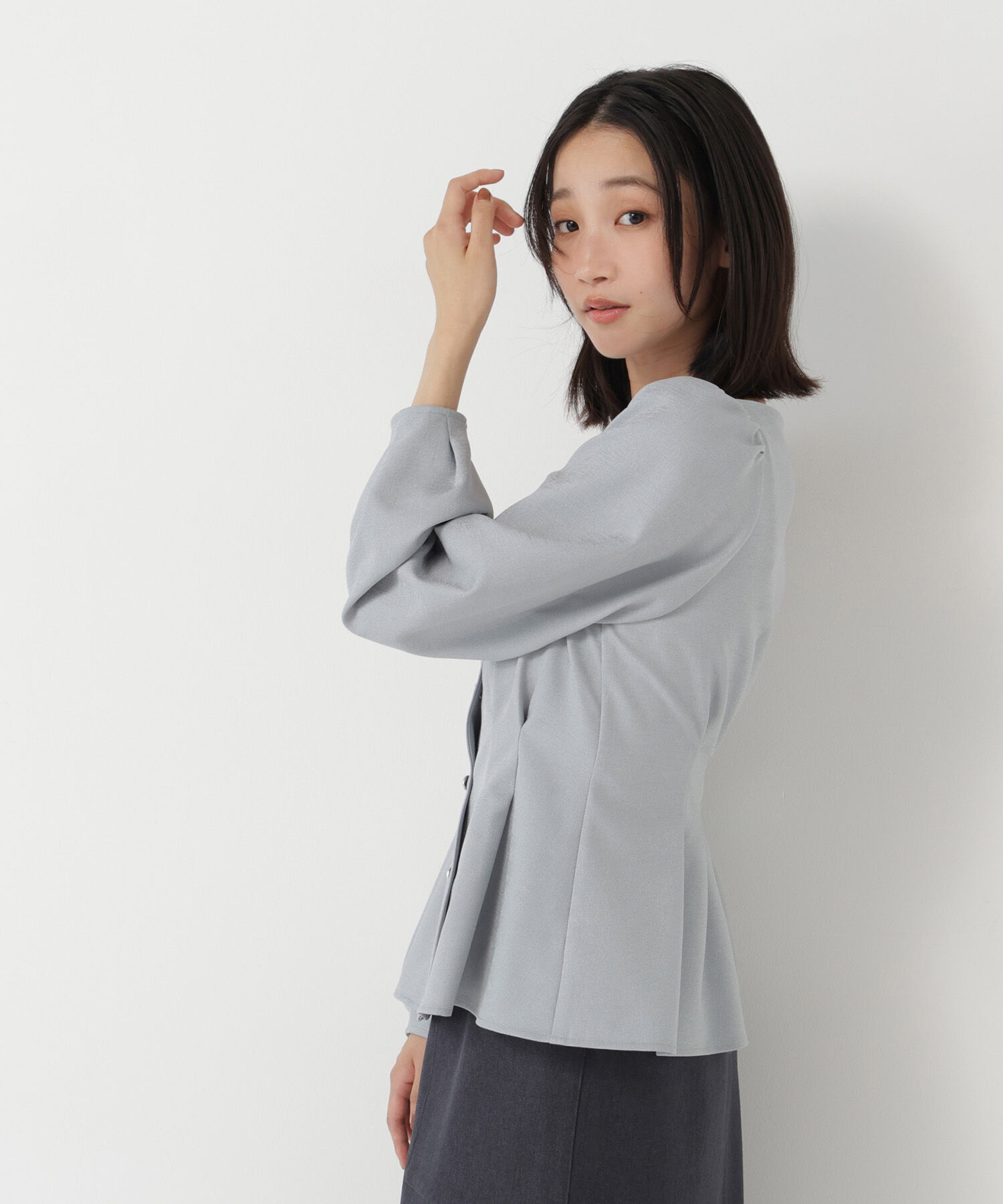  「＜ちょうど、いい服＞きゅっと、メリハリ仕掛けトップス 26AW」|シャツ・ブラウス|