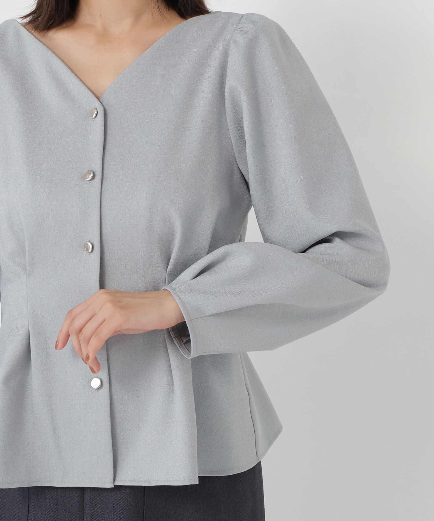 「＜ちょうど、いい服＞きゅっと、メリハリ仕掛けトップス 26AW」|シャツ・ブラウス|