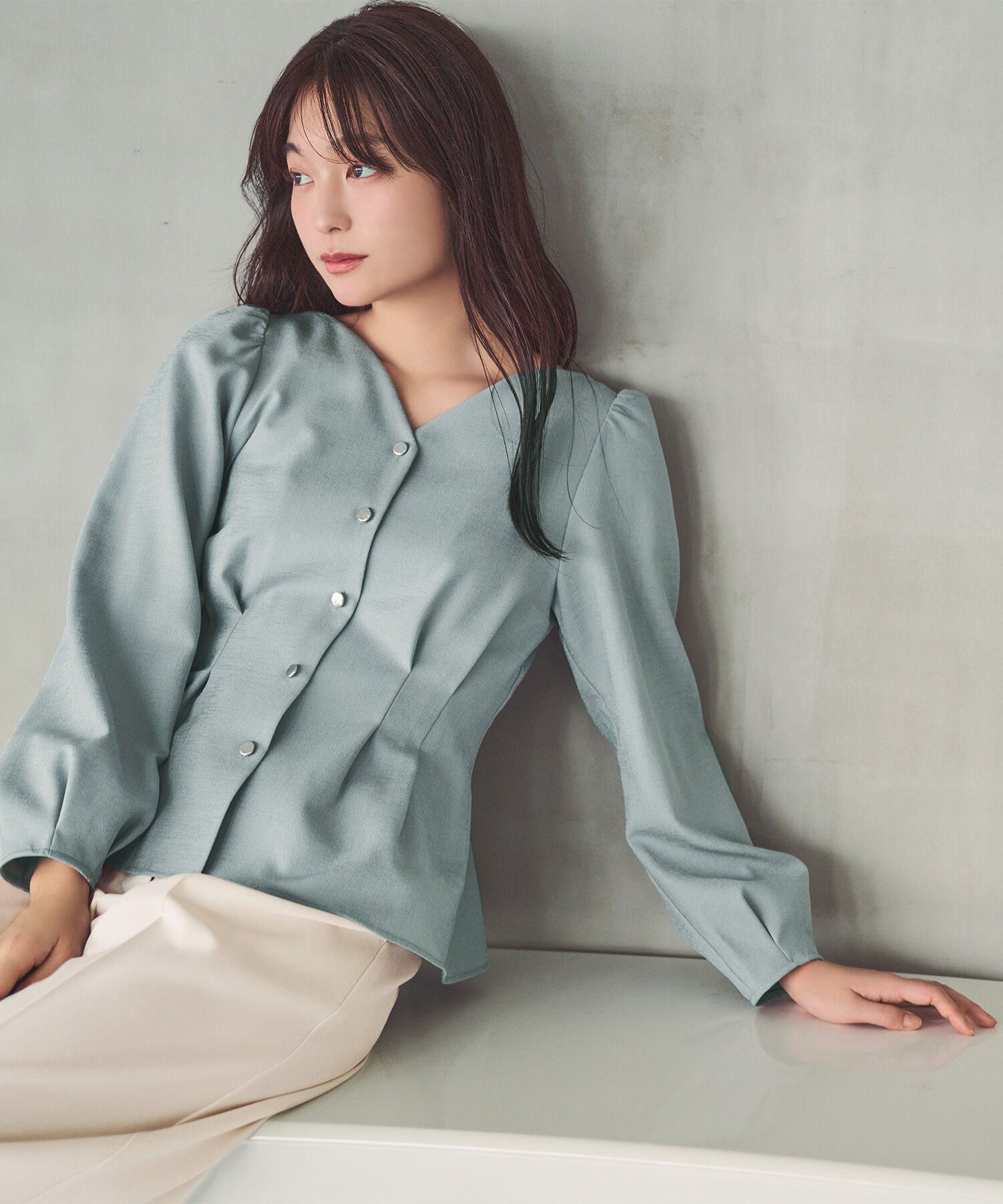  「＜ちょうど、いい服＞きゅっと、メリハリ仕掛けトップス 26AW」|シャツ・ブラウス|