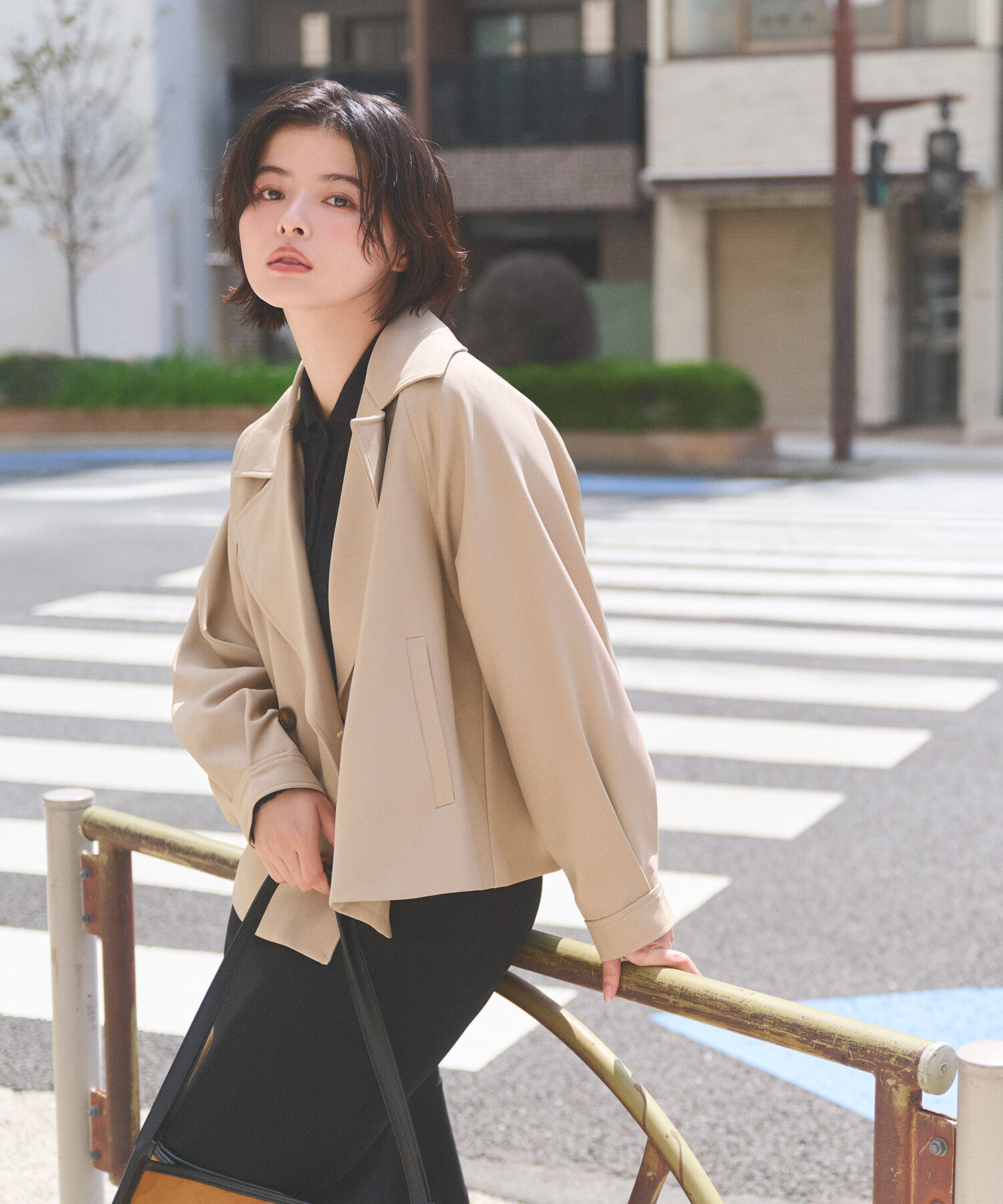  「<ちょうど､いい服>｢おはよう｣から｢おつかれさま｣まで｡ 毎日ﾊｰﾌ 」|ブルゾン・スタジャン|
