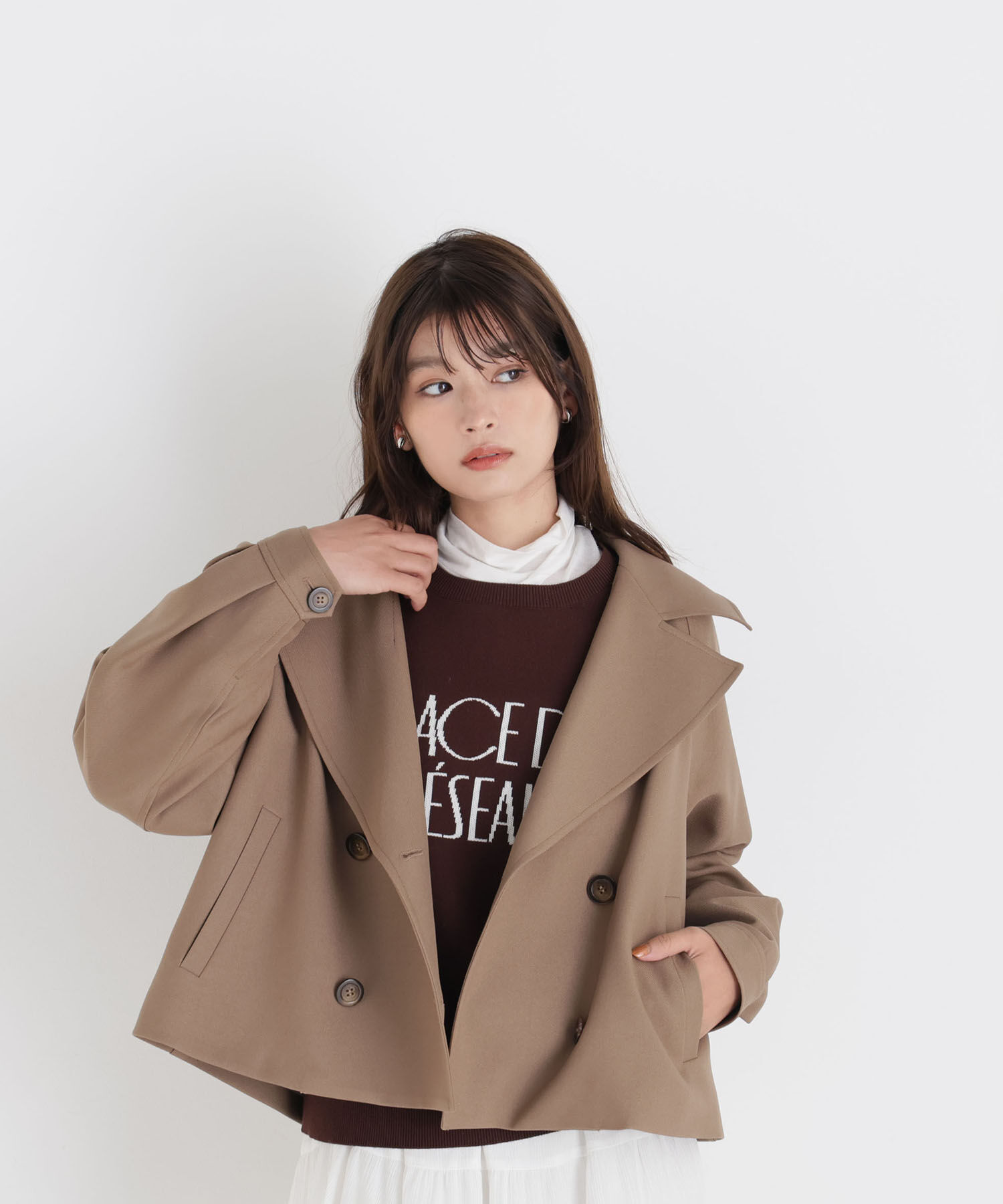  「<ちょうど､いい服>｢おはよう｣から｢おつかれさま｣まで｡ 毎日ﾊｰﾌ 」|ブルゾン・スタジャン|