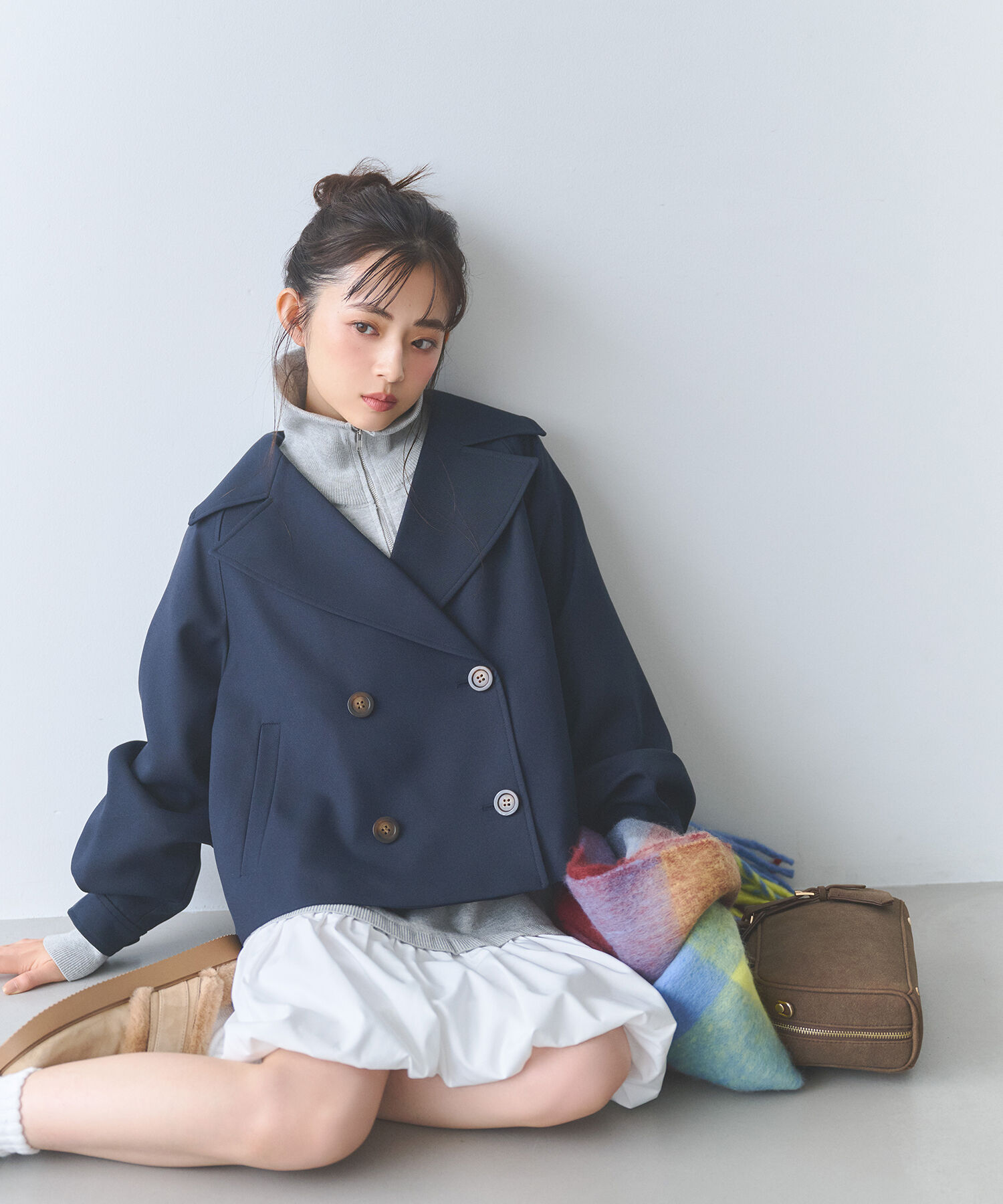  「<ちょうど､いい服>｢おはよう｣から｢おつかれさま｣まで｡ 毎日ﾊｰﾌ 」|ブルゾン・スタジャン|
