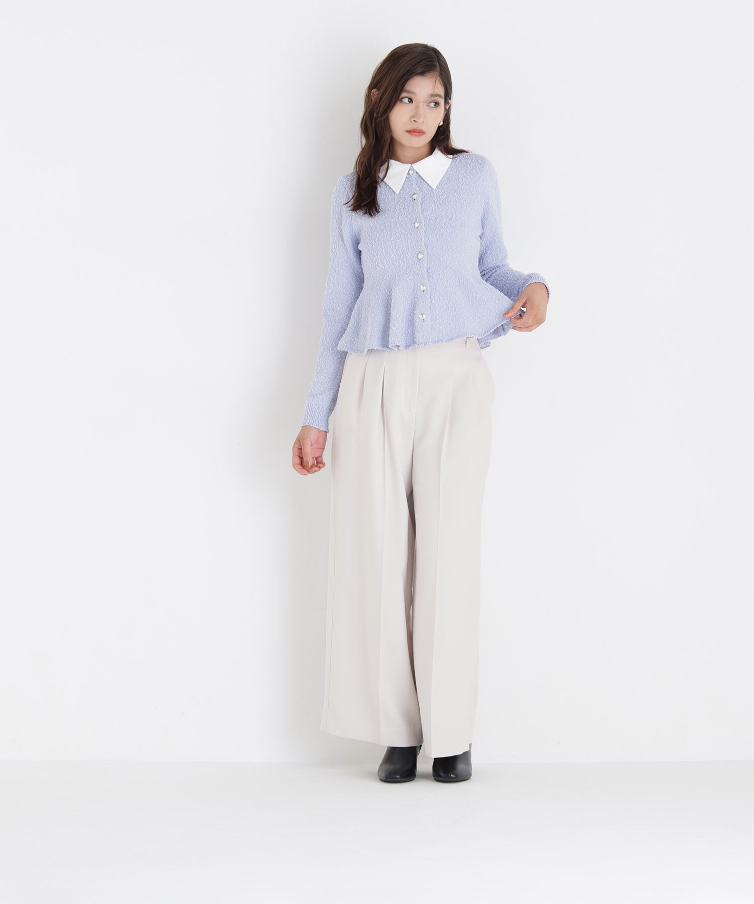  「＜CLASSY.11月号掲載＞ダブルベルトワイドパンツ　26AW」|その他|