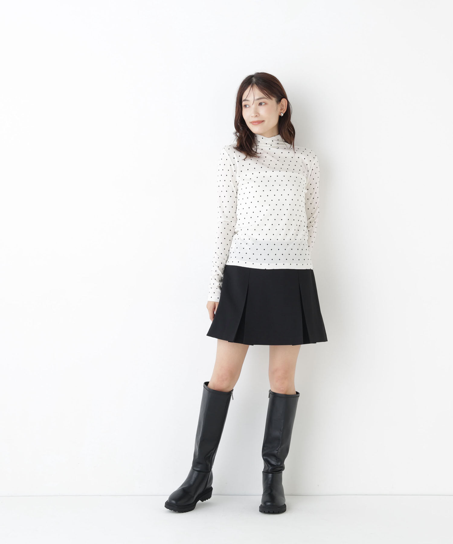  「＜Oggi.jp掲載＞ハイネックカットソー」|Tシャツ・カットソー|