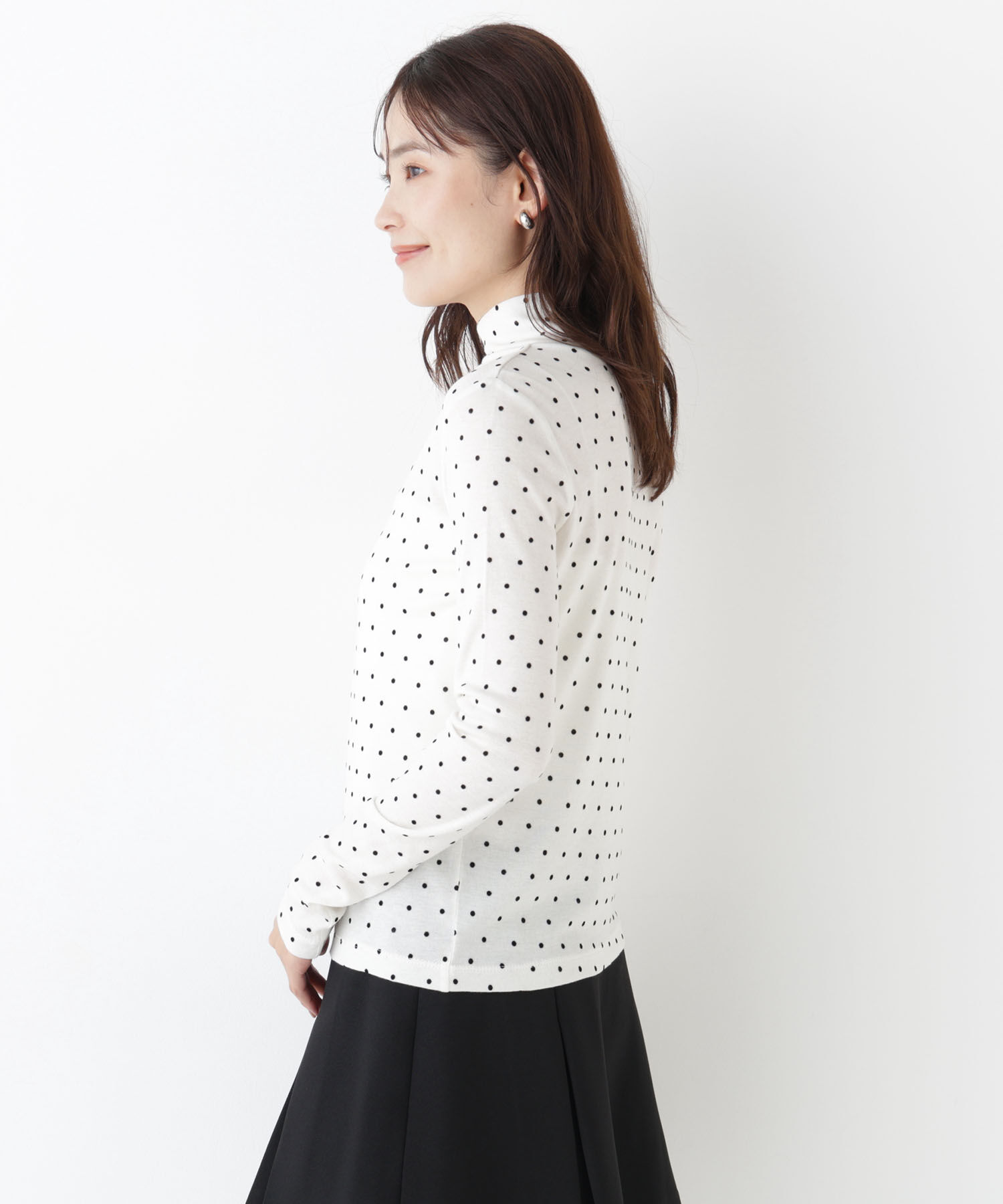 「＜Oggi.jp掲載＞ハイネックカットソー」|Tシャツ・カットソー|