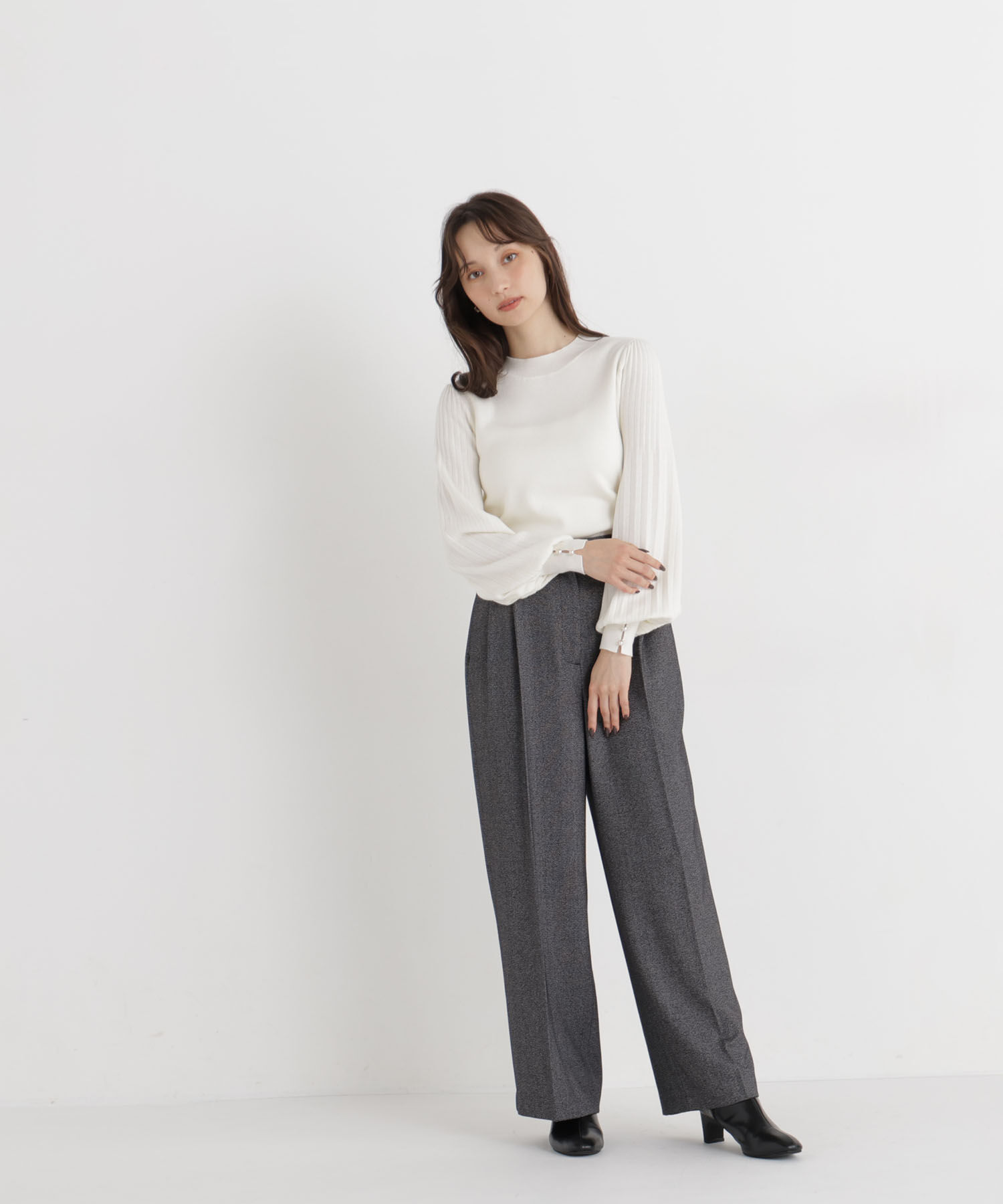 「＜Oggi.jp掲載＞ベルテッドワイドパンツ」|その他|