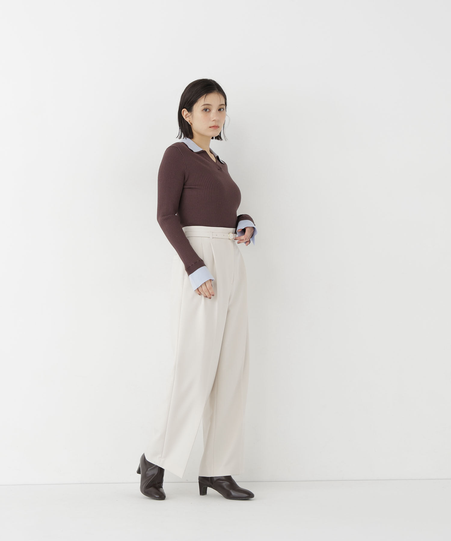  「＜Oggi.jp掲載＞ベルテッドワイドパンツ」|その他|
