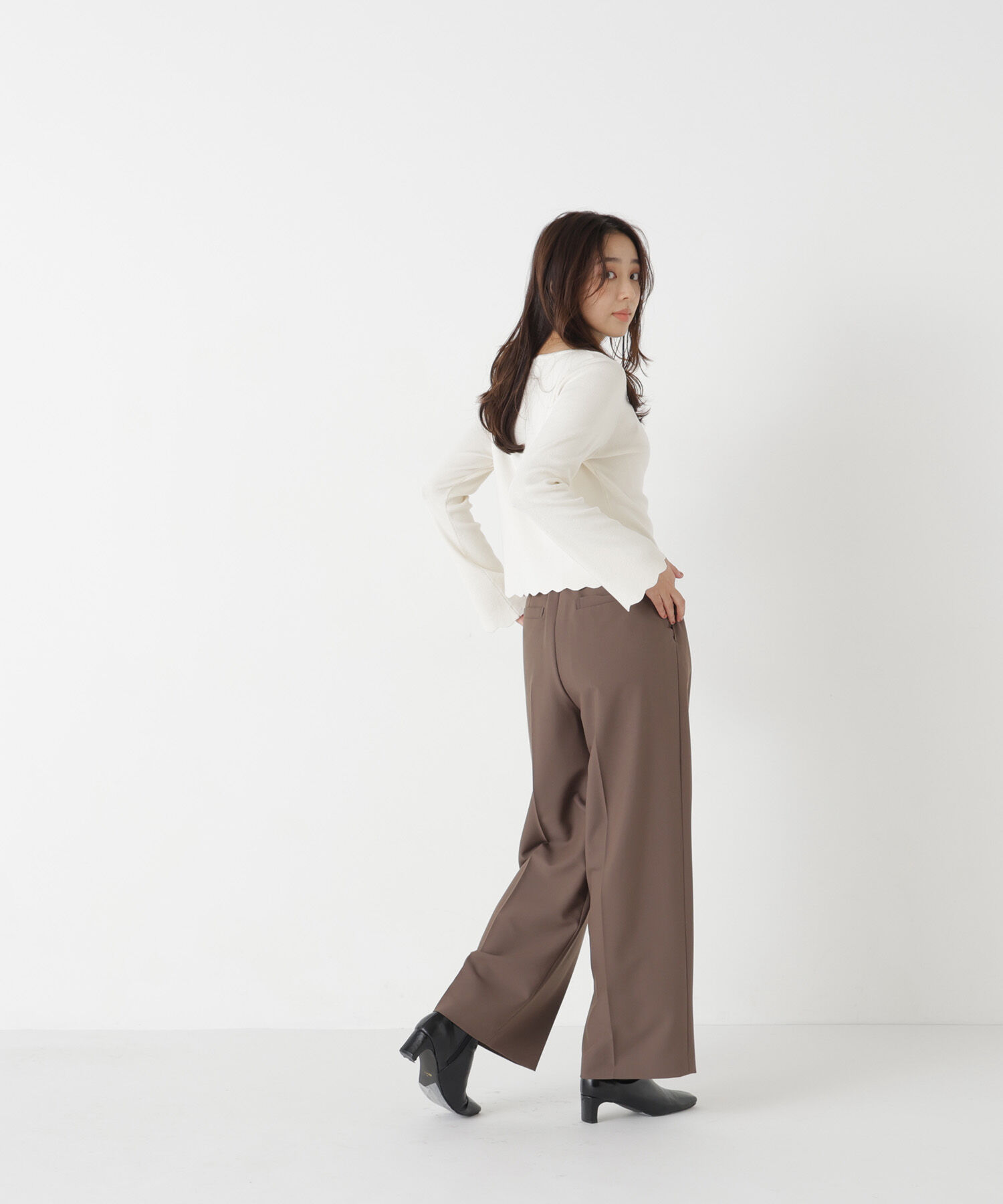  「＜Oggi.jp掲載＞ベルテッドワイドパンツ」|その他|