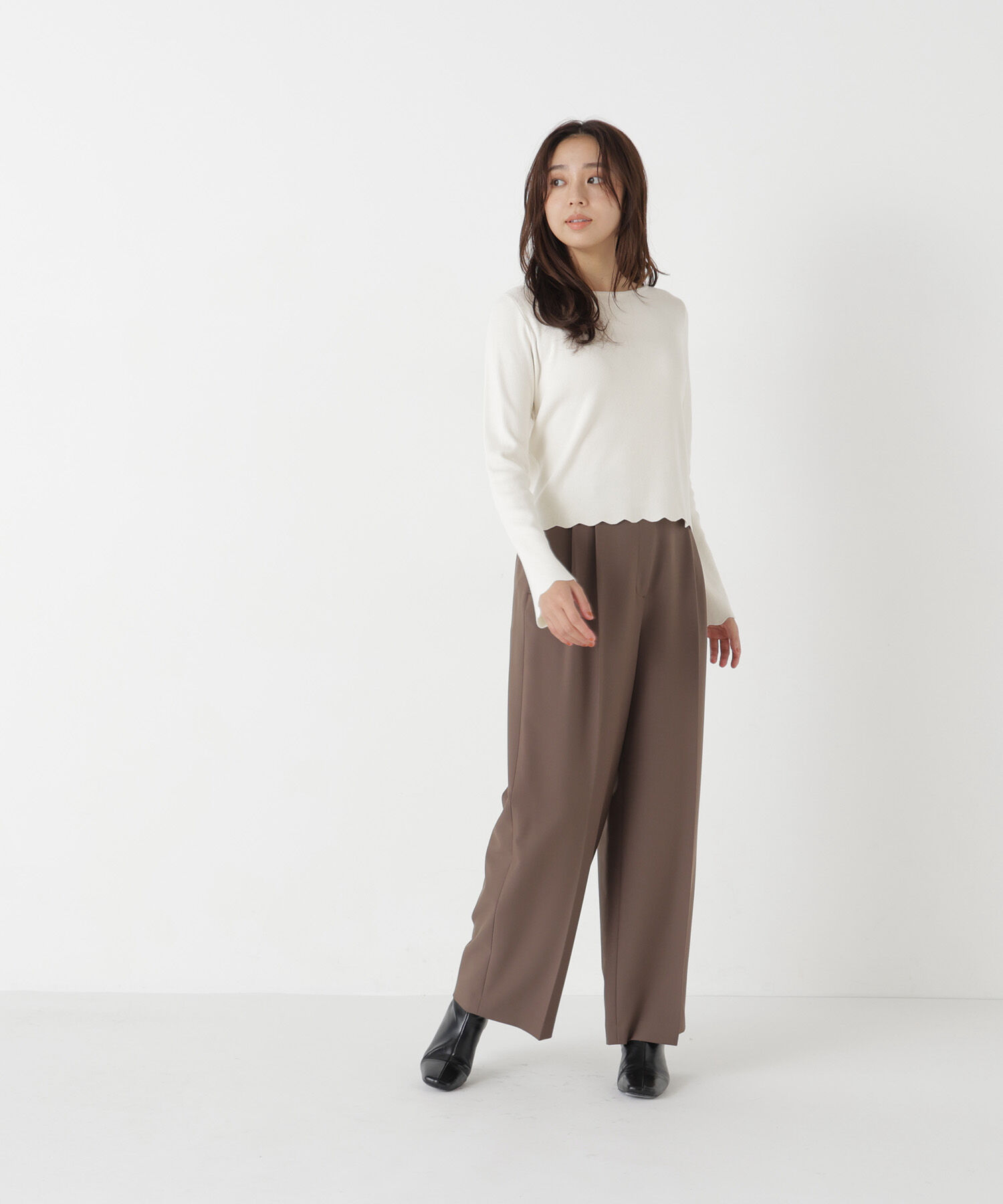  「＜Oggi.jp掲載＞ベルテッドワイドパンツ」|その他|