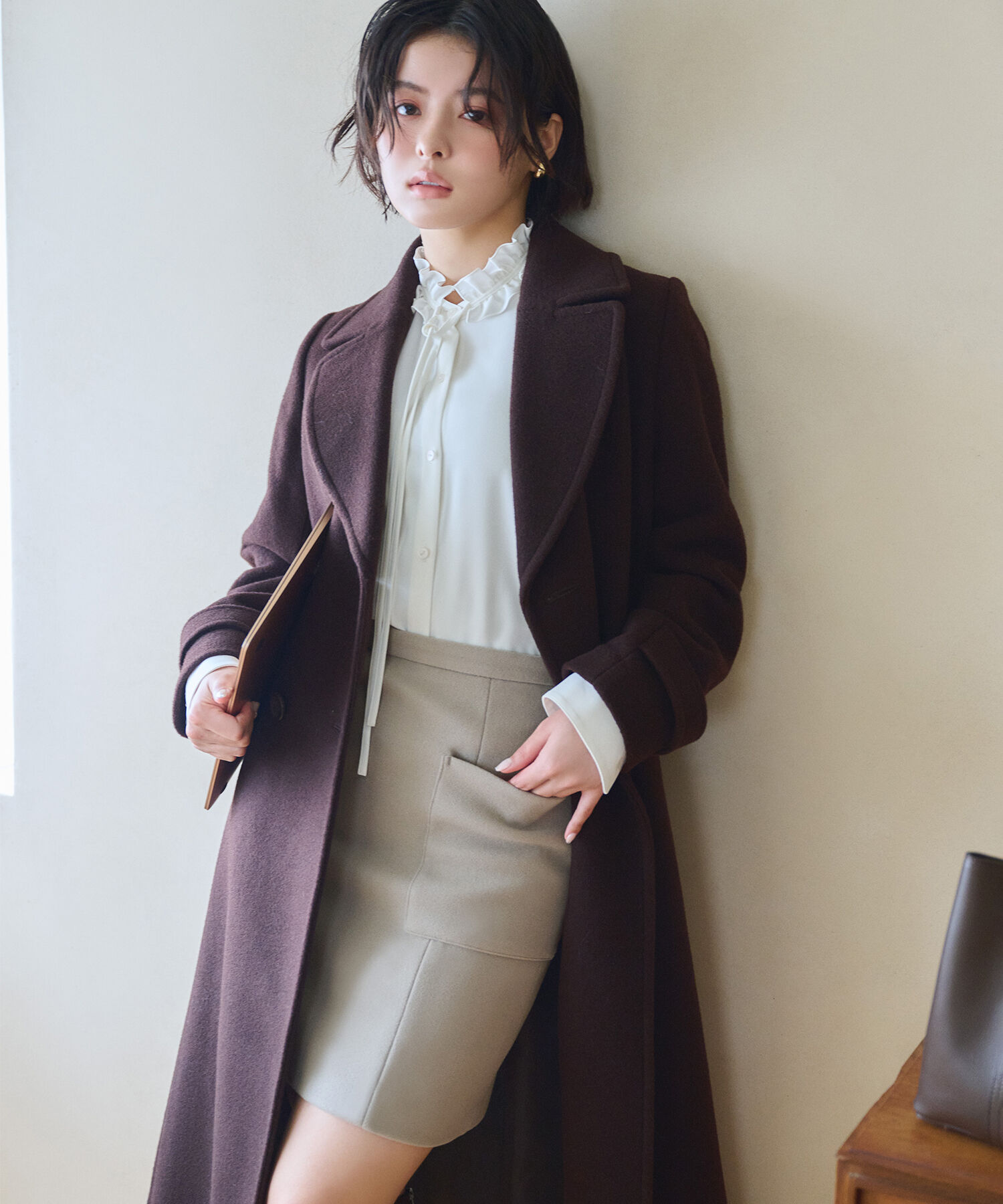  「ビッグカラーダブルチェスターコート 26AW」|その他|