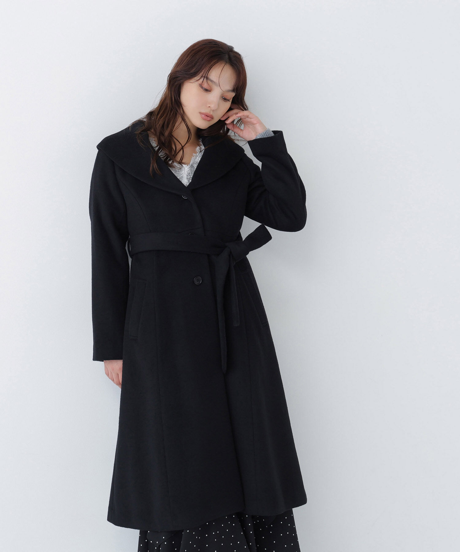  「ショールカラーベルテッドコート　26AW」|その他|
