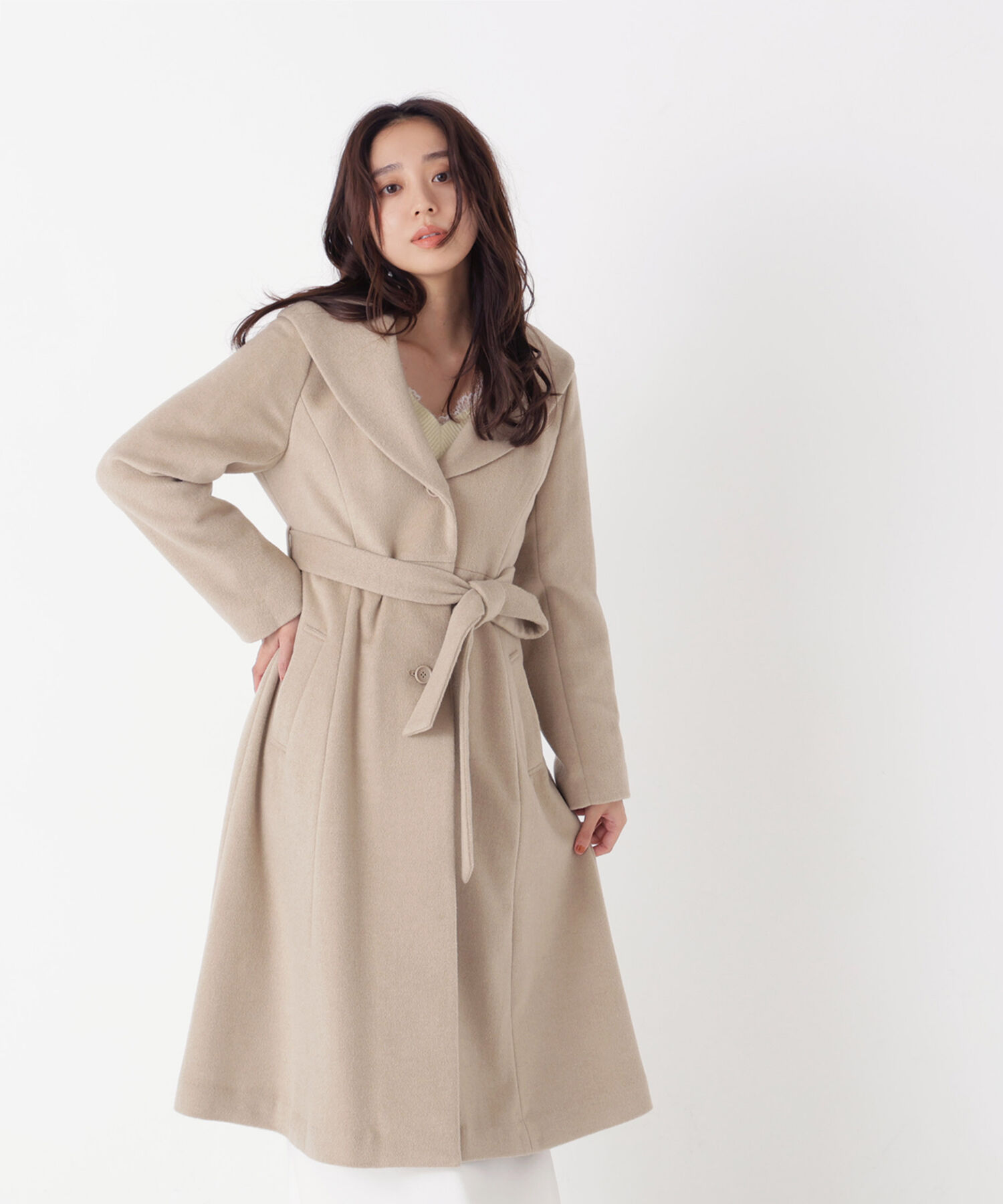 「ショールカラーベルテッドコート　26AW」|その他|