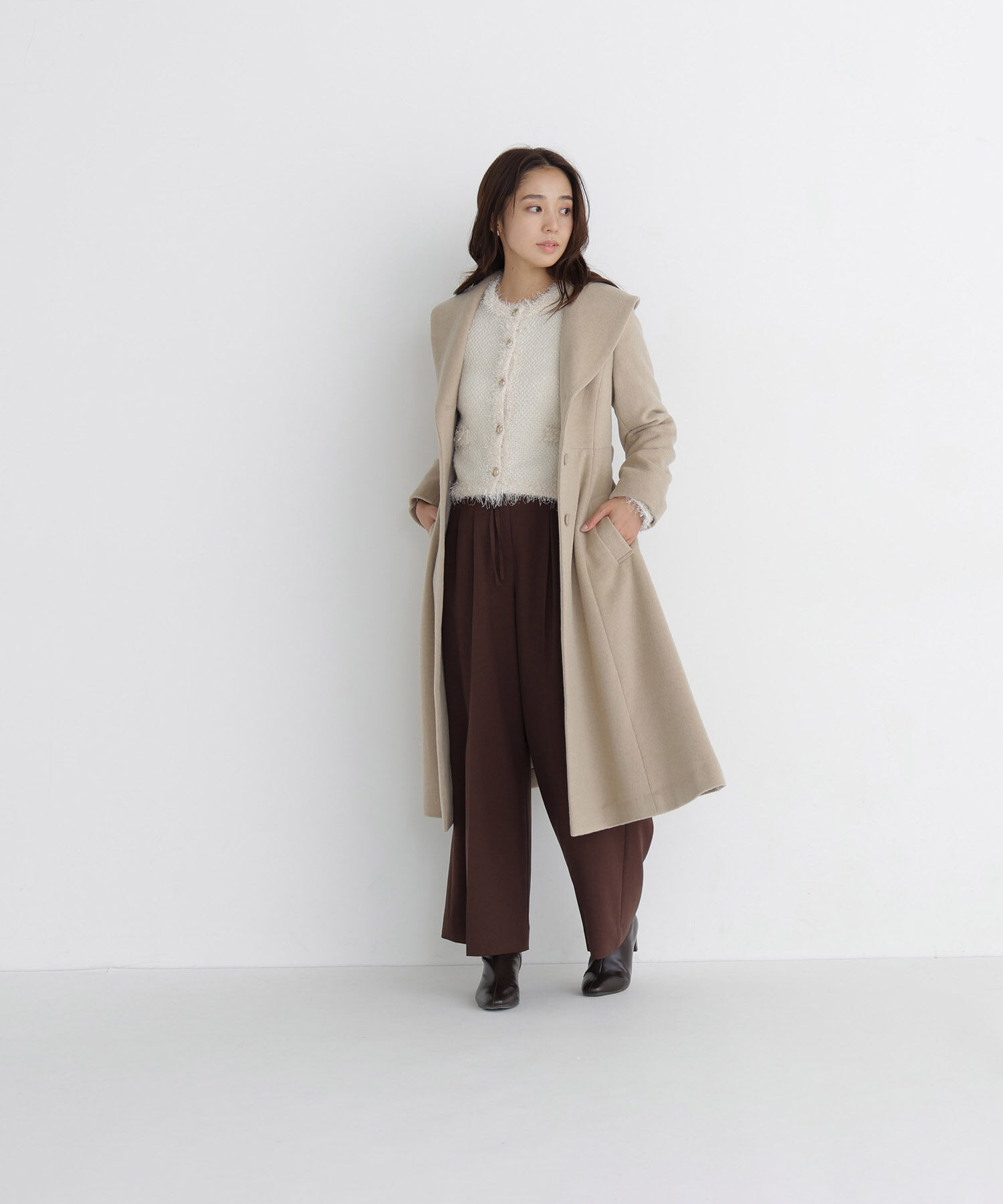  「ショールカラーベルテッドコート　26AW」|その他|
