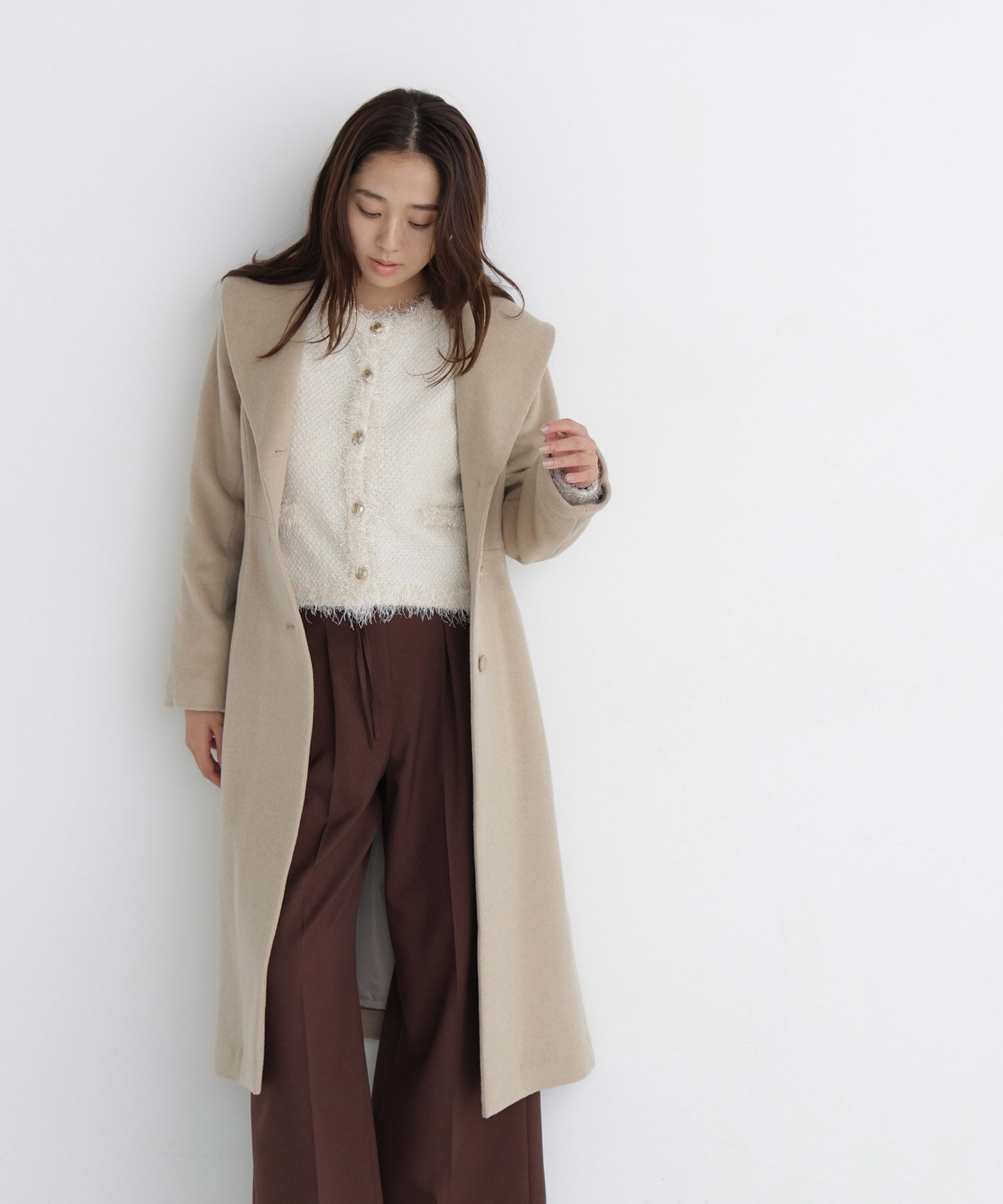  「ショールカラーベルテッドコート　26AW」|その他|