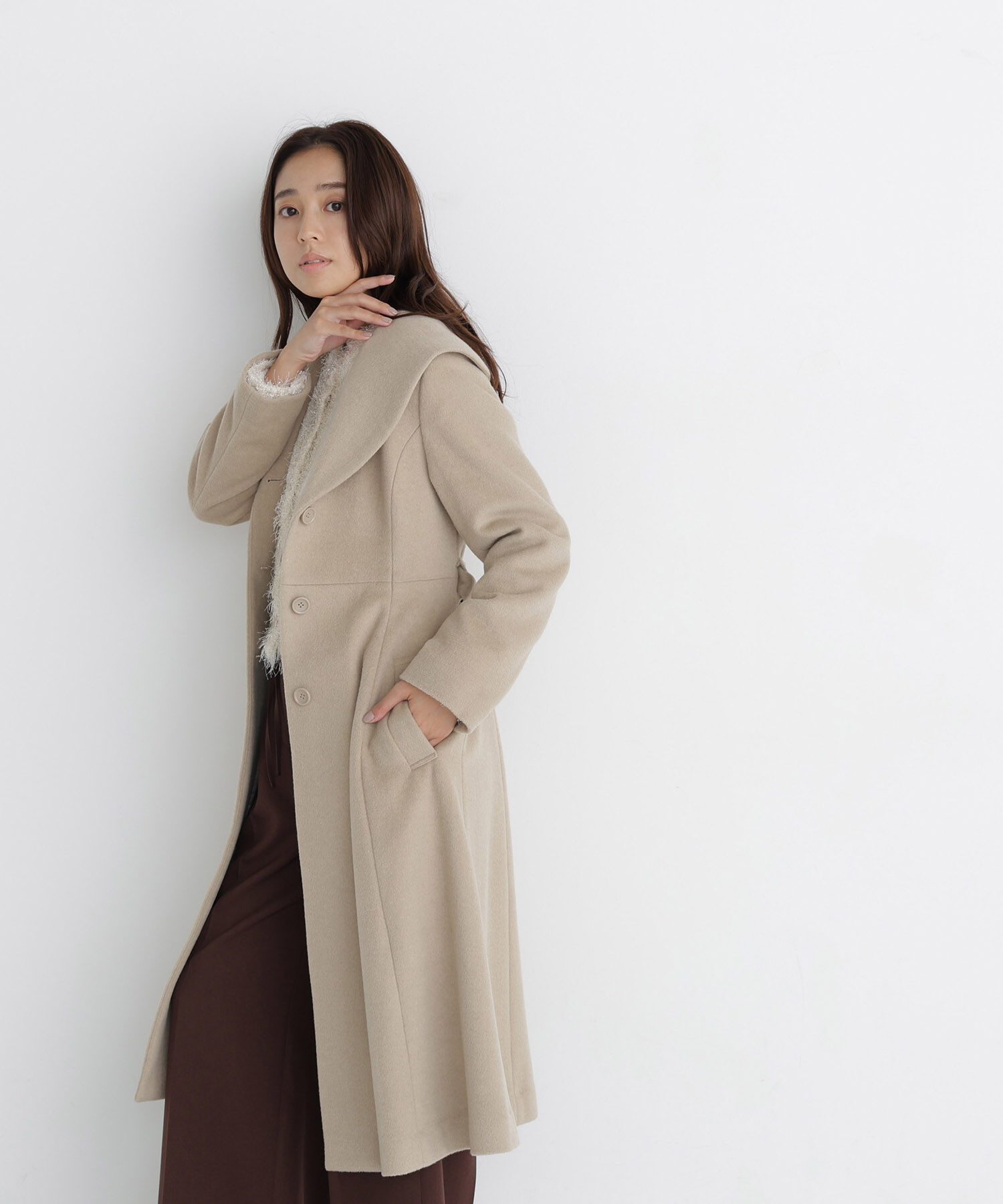  「ショールカラーベルテッドコート　26AW」|その他|
