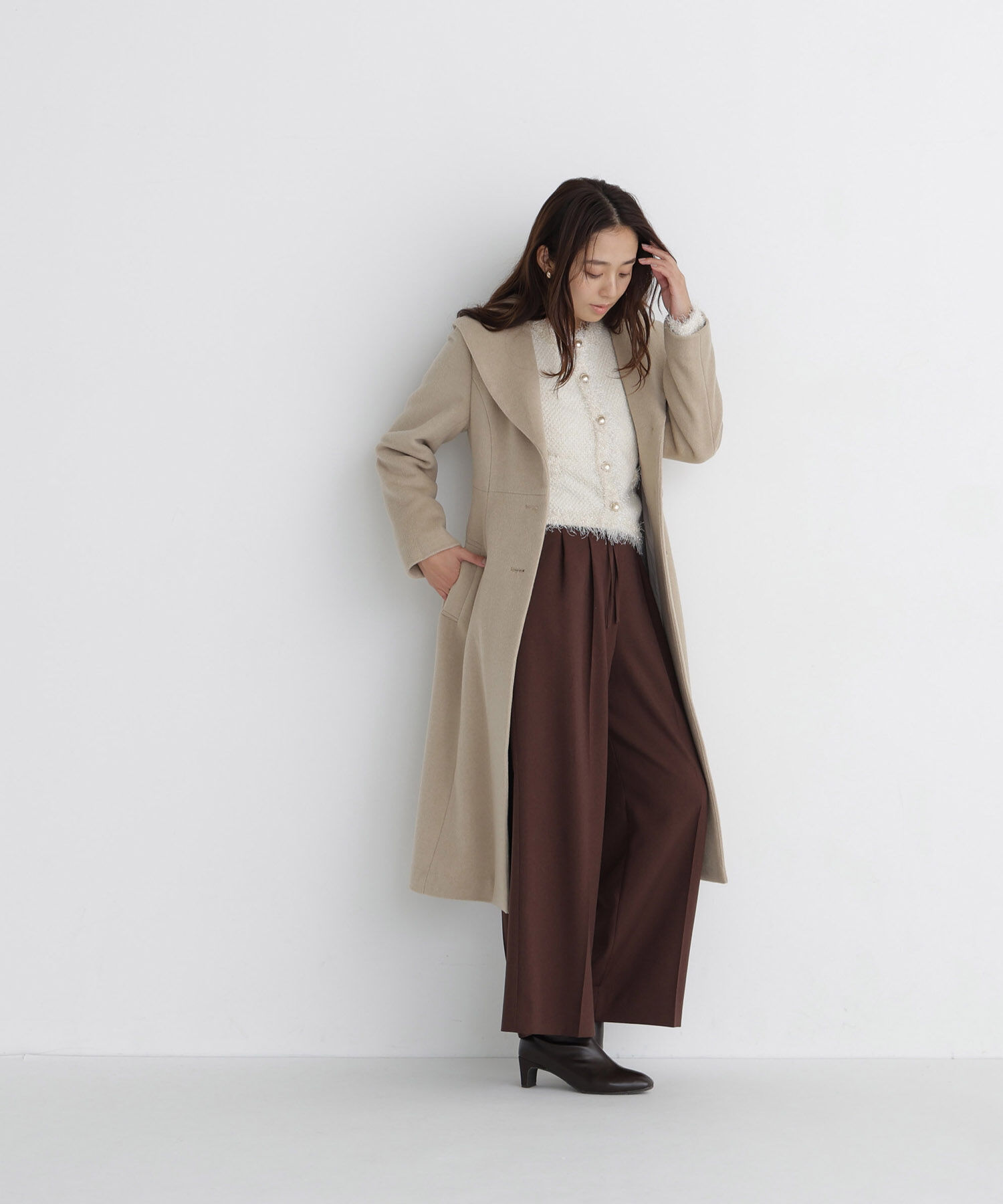  「ショールカラーベルテッドコート　26AW」|その他|