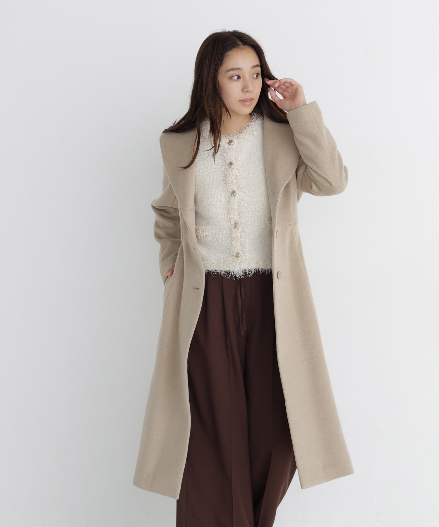  「ショールカラーベルテッドコート　26AW」|その他|