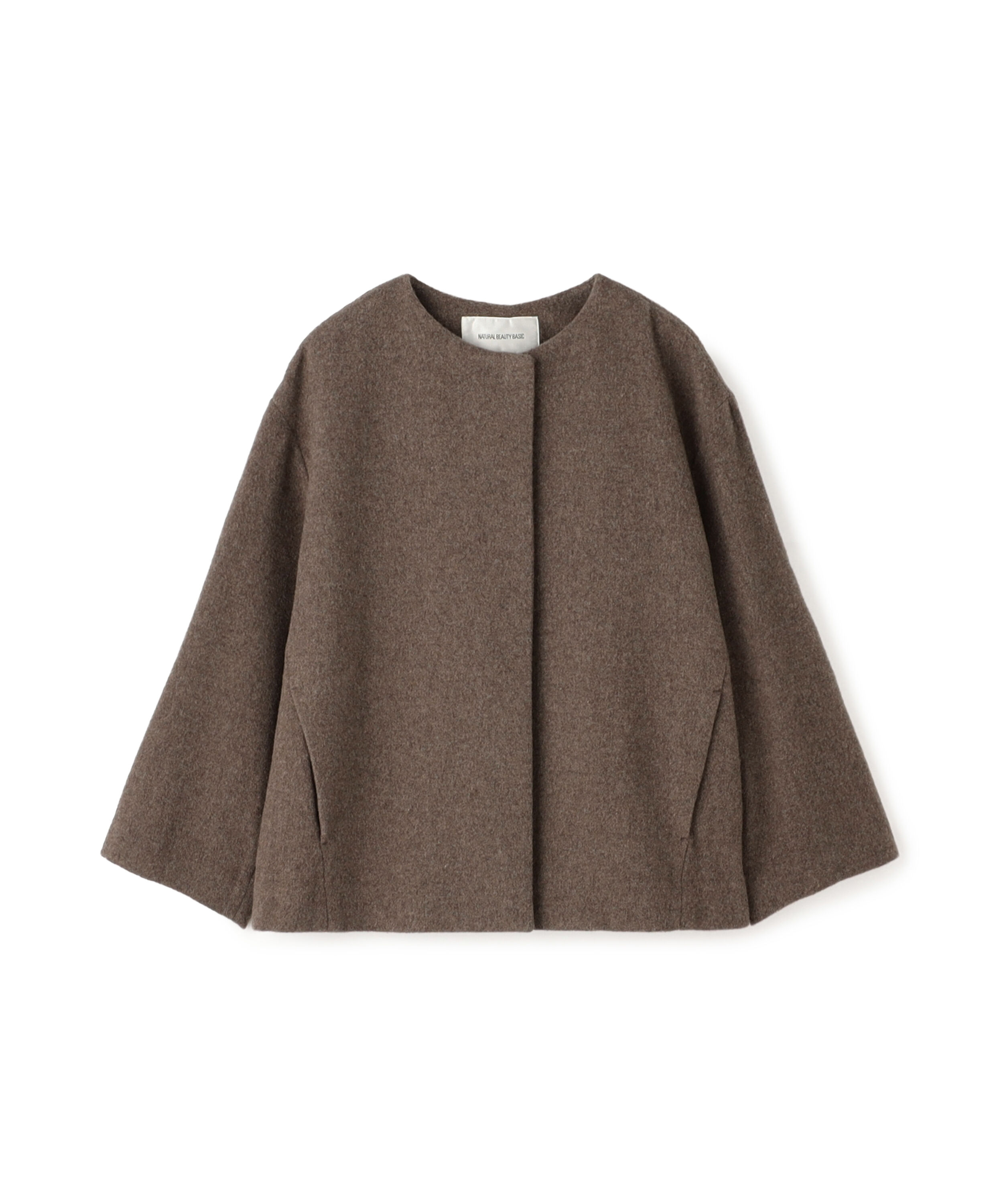  「＜EC限定カラー：イエロー＞カシミヤブレンドハーフコート 26AW」|ブルゾン・スタジャン|