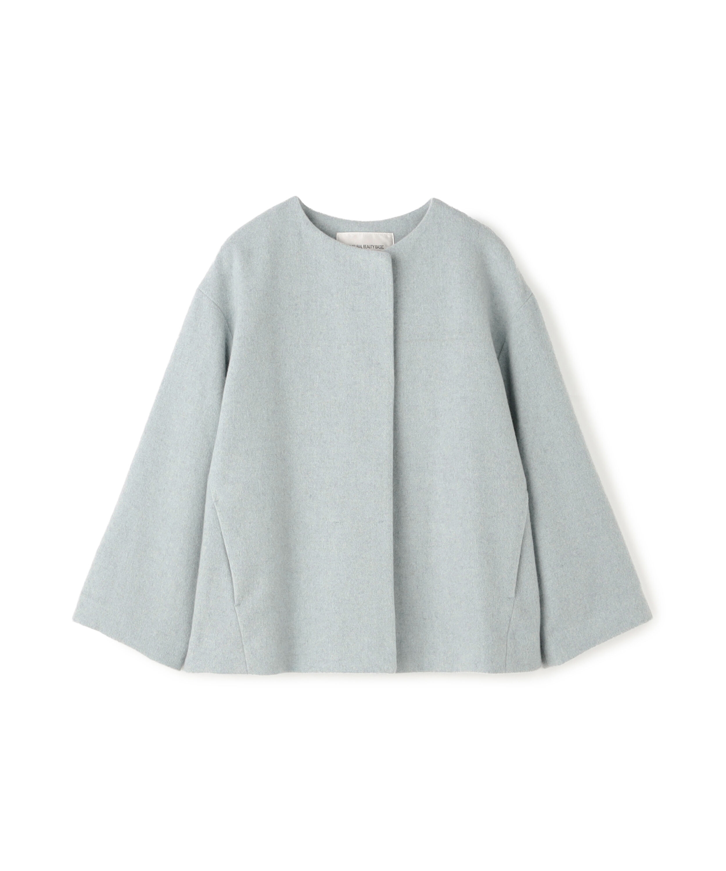  「＜EC限定カラー：イエロー＞カシミヤブレンドハーフコート 26AW」|ブルゾン・スタジャン|