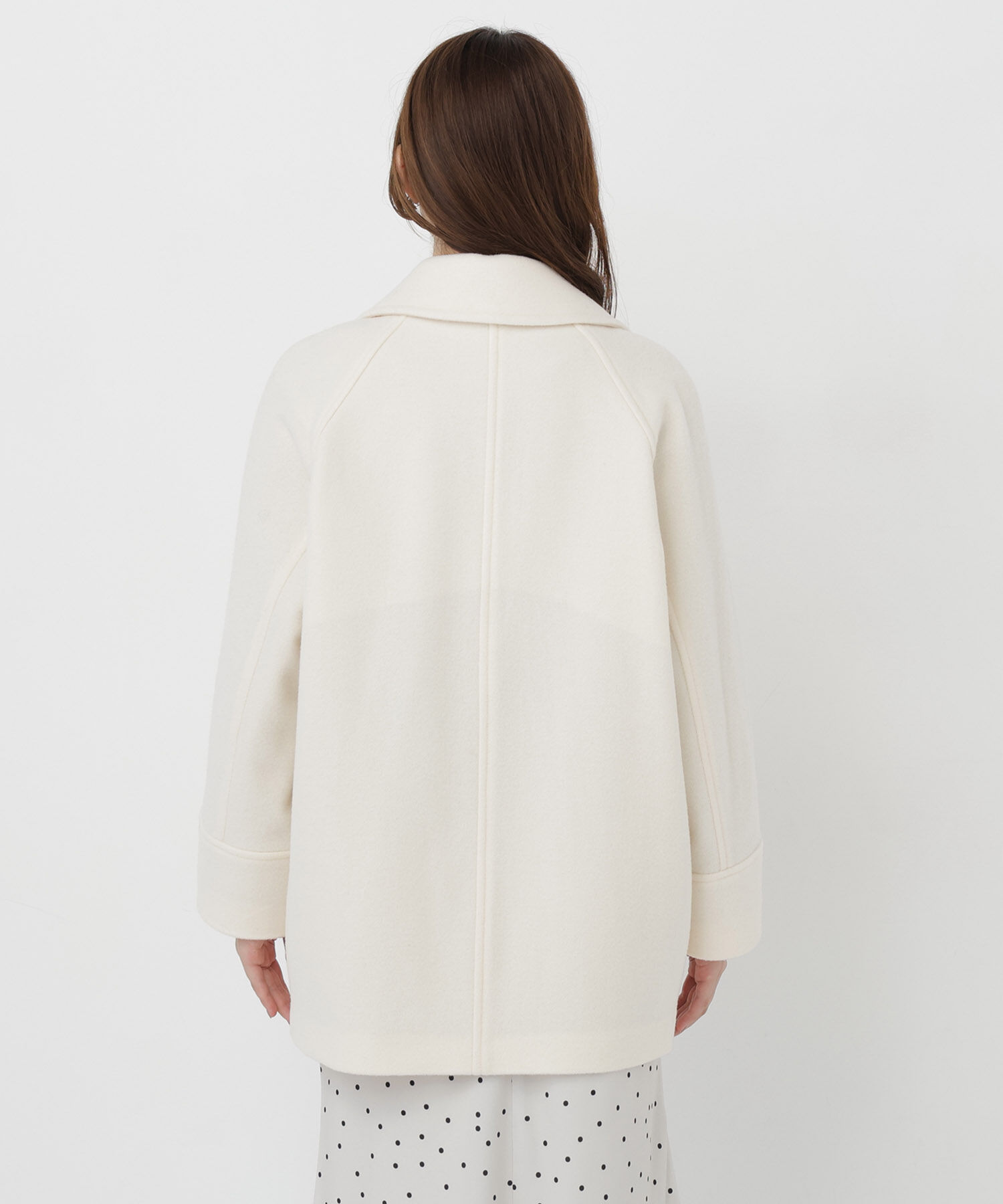  「ダブルブレストミドルコート 26AW」|ブルゾン・スタジャン|