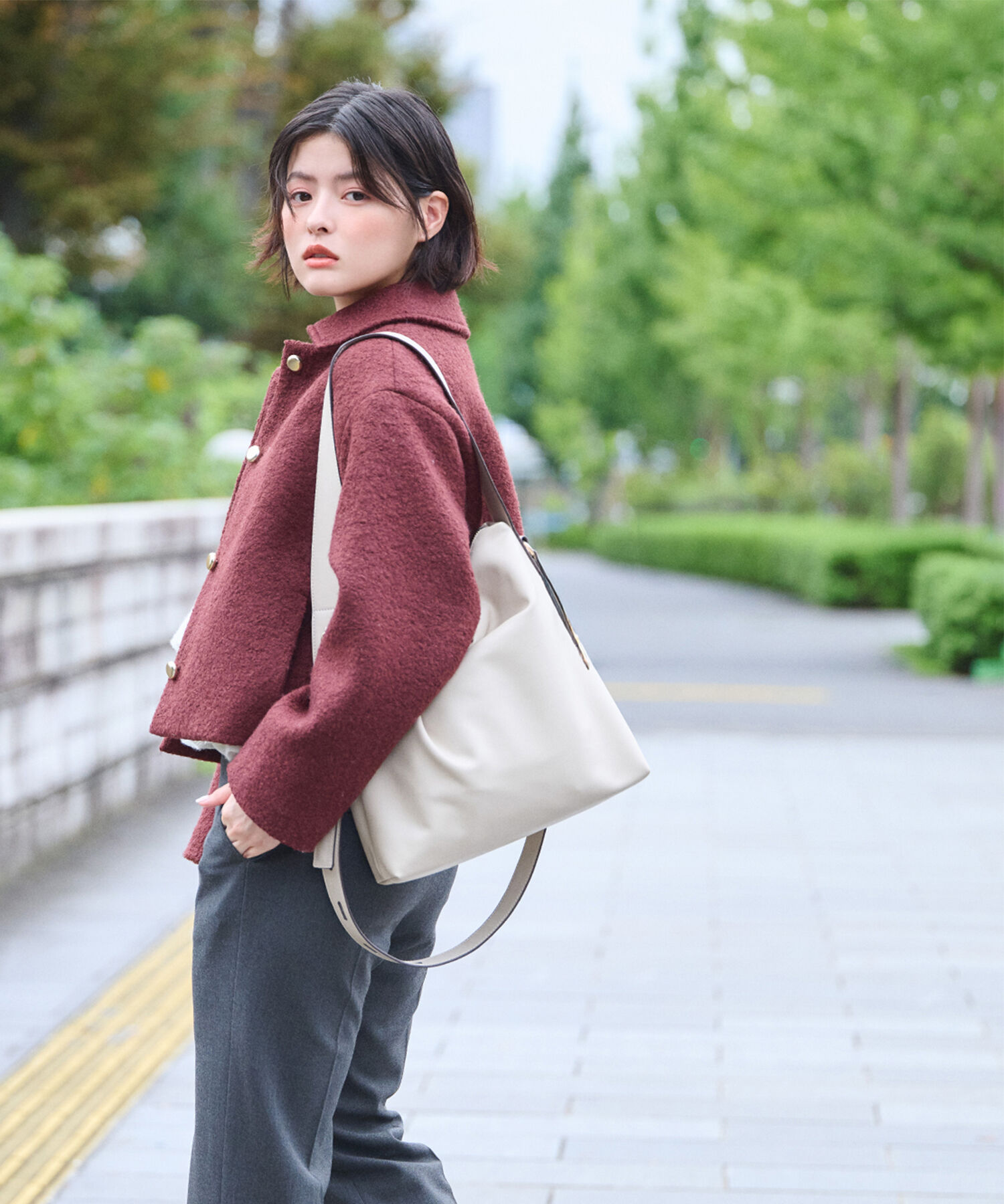  「ブークレーステンカラーブルゾン 26AW」|ブルゾン・スタジャン|ブリックブラ